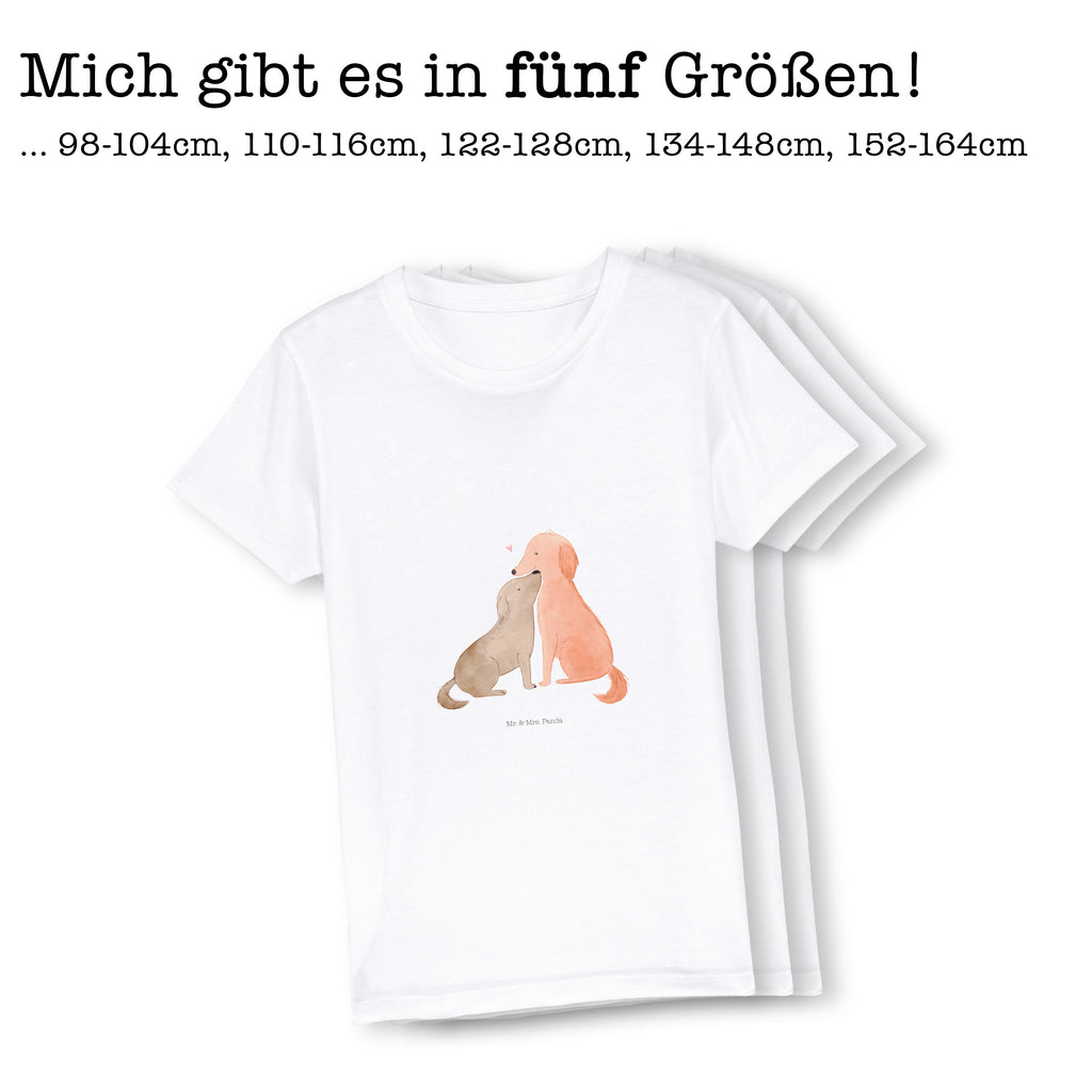 Organic Kinder T-Shirt Hunde Liebe Kinder T-Shirt, Kinder T-Shirt Mädchen, Kinder T-Shirt Jungen, Hund, Hundemotiv, Haustier, Hunderasse, Tierliebhaber, Hundebesitzer, Sprüche, Liebe, Hund. Hunde, Kuss, Vertrauen, Kuscheln, Herz