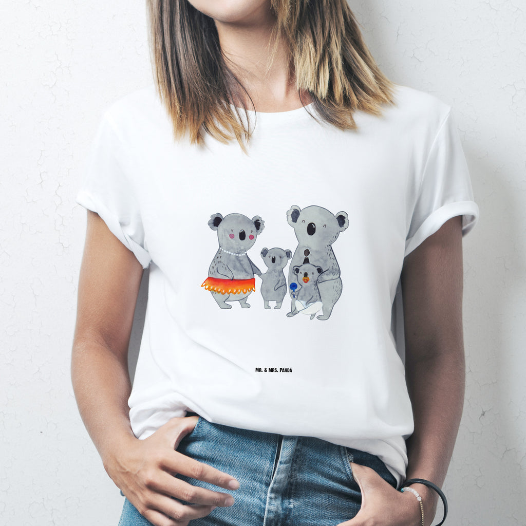 T-Shirt Standard Koala Familie T-Shirt, Shirt, Tshirt, Lustiges T-Shirt, T-Shirt mit Spruch, Party, Junggesellenabschied, Jubiläum, Geburstag, Herrn, Damen, Männer, Frauen, Schlafshirt, Nachthemd, Sprüche, Familie, Vatertag, Muttertag, Bruder, Schwester, Mama, Papa, Oma, Opa, Koala, Koalas, Family, Kinder, Geschwister, Familienleben