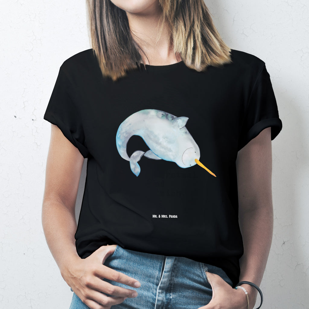 T-Shirt Standard Narwal T-Shirt, Shirt, Tshirt, Lustiges T-Shirt, T-Shirt mit Spruch, Party, Junggesellenabschied, Jubiläum, Geburstag, Herrn, Damen, Männer, Frauen, Schlafshirt, Nachthemd, Sprüche, Meerestiere, Meer, Urlaub, Narwal, Wal, Putzen, Hausfrau, Junggesellin, aufräumen, Kinderzimmer