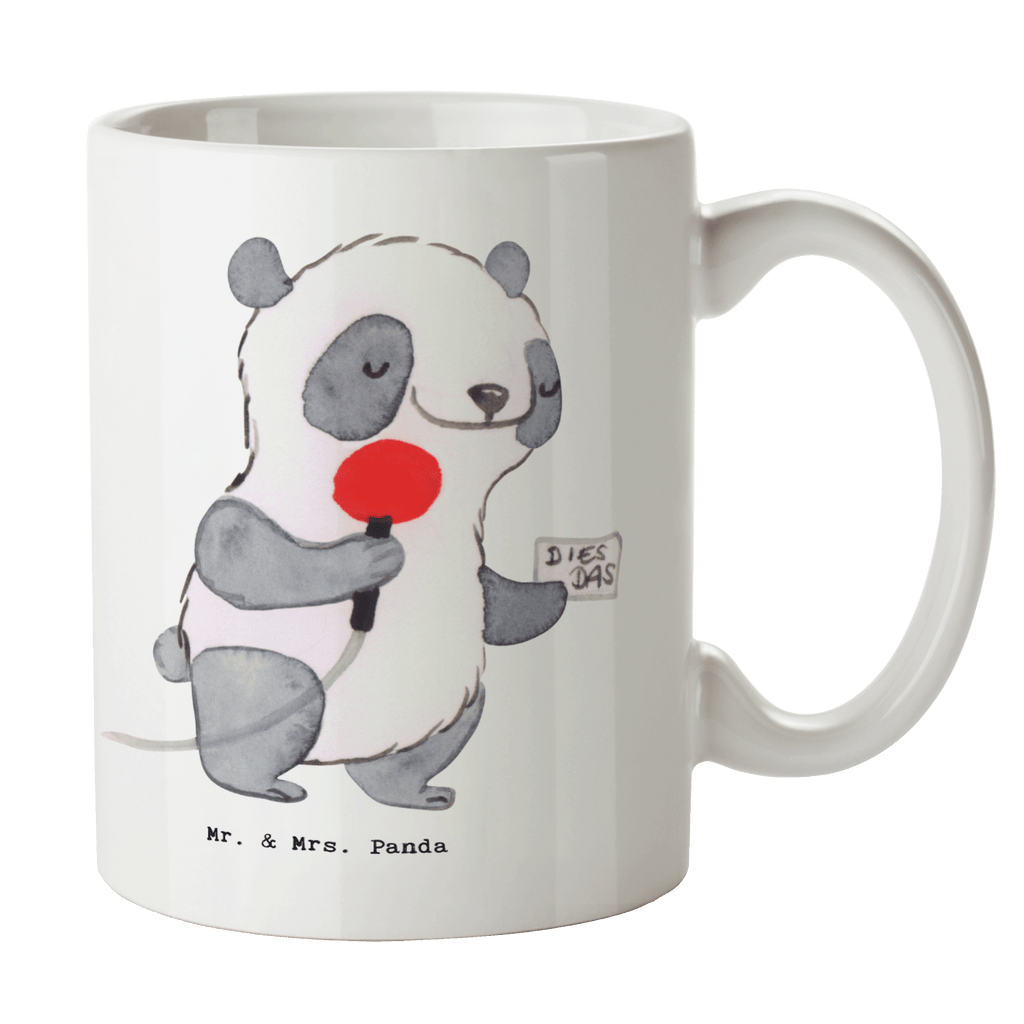 Tasse Reporter mit Herz Tasse, Kaffeetasse, Teetasse, Becher, Kaffeebecher, Teebecher, Keramiktasse, Porzellantasse, Büro Tasse, Geschenk Tasse, Tasse Sprüche, Tasse Motive, Kaffeetassen, Tasse bedrucken, Designer Tasse, Cappuccino Tassen, Schöne Teetassen, Beruf, Ausbildung, Jubiläum, Abschied, Rente, Kollege, Kollegin, Geschenk, Schenken, Arbeitskollege, Mitarbeiter, Firma, Danke, Dankeschön