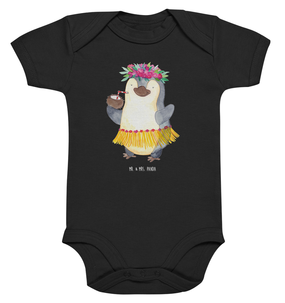 Organic Baby Body Pinguin Kokosnuss Babykleidung, Babystrampler, Strampler, Wickelbody, Baby Erstausstattung, Junge, Mädchen, Pinguin, Aloha, Hawaii, Urlaub, Kokosnuss, Pinguine