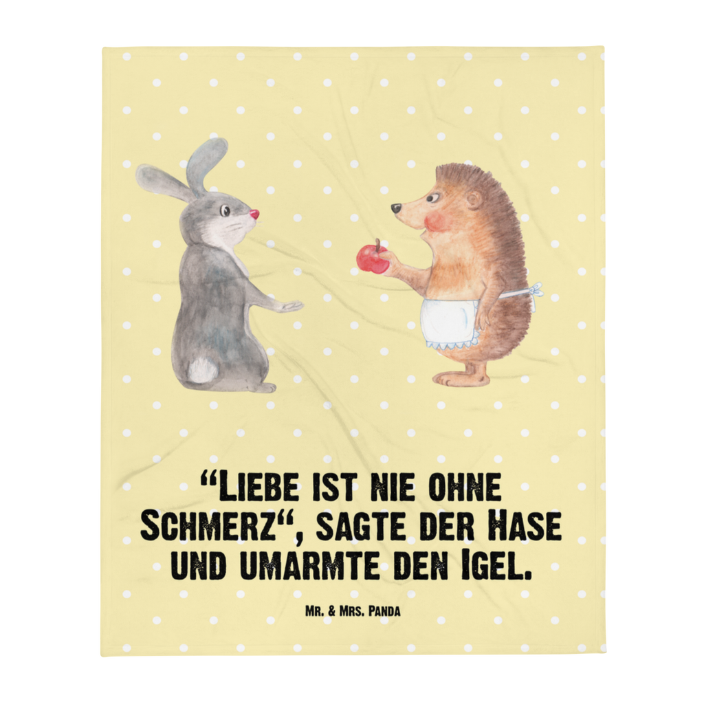 Kuscheldecke Liebe ist nie ohne Schmerz Decke, Wohndecke, Tagesdecke, Wolldecke, Sofadecke, Tiermotive, Gute Laune, lustige Sprüche, Tiere, Igel und Hase, Igel, Hase, Liebe Spruch, Liebeskummer Geschenk, Herzschmerz, Trösten, Trennungsschmerz, Spruch romantisch