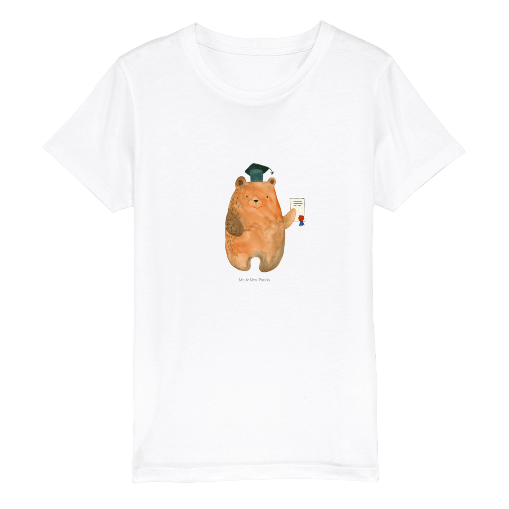 Organic Kinder T-Shirt Bär Prüfung Kinder T-Shirt, Kinder T-Shirt Mädchen, Kinder T-Shirt Jungen, Bär, Teddy, Teddybär, Abitur, Prüfungen, Prüfung bestanden, Abschluss, Zeugnis, Abschlusszeugnis