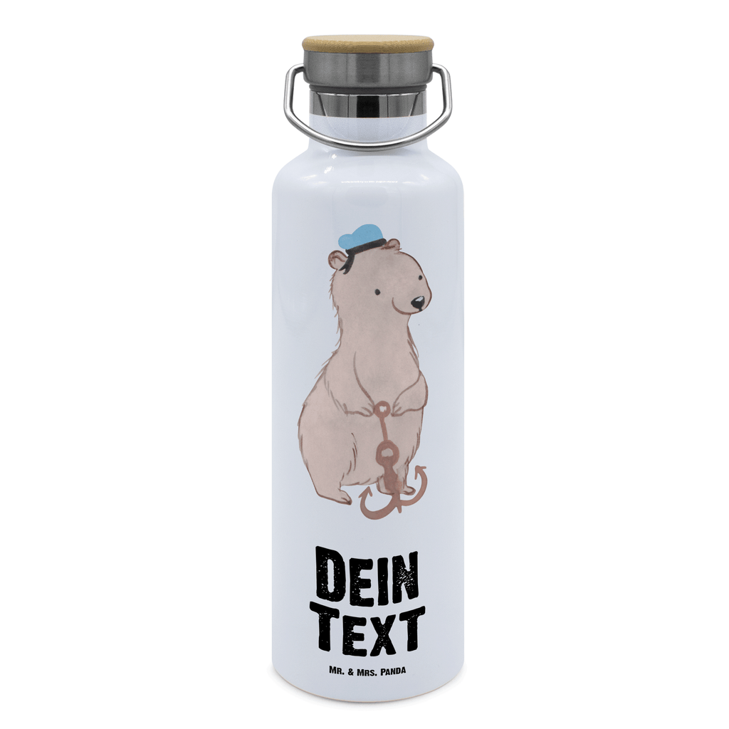 Personalisierte Trinkflasche Matrose mit Herz Personalisierte Trinkflasche, Trinkflasche mit Namen, Trinkflasche bedrucken, Flasche personalisiert, Trinkflasch mit Aufdruck, Trinkflasche Werbegeschenk, Namensaufdruck Trinkflasche, Sportflasche personalisiert, Trinkflasche Sport, Beruf, Ausbildung, Jubiläum, Abschied, Rente, Kollege, Kollegin, Geschenk, Schenken, Arbeitskollege, Mitarbeiter, Firma, Danke, Dankeschön, Matrose, Seemann, Seeleute, Schiff, Schiffsmechaniker