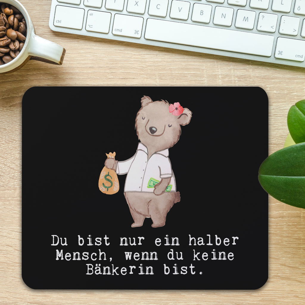 Mauspad Bänkerin mit Herz Mousepad, Computer zubehör, Büroausstattung, PC Zubehör, Arbeitszimmer, Mauspad, Einzigartiges Mauspad, Designer Mauspad, Mausunterlage, Mauspad Büro, Beruf, Ausbildung, Jubiläum, Abschied, Rente, Kollege, Kollegin, Geschenk, Schenken, Arbeitskollege, Mitarbeiter, Firma, Danke, Dankeschön, Bänkerin, Bankfachfrau, Bankangestellte, Bankberaterin