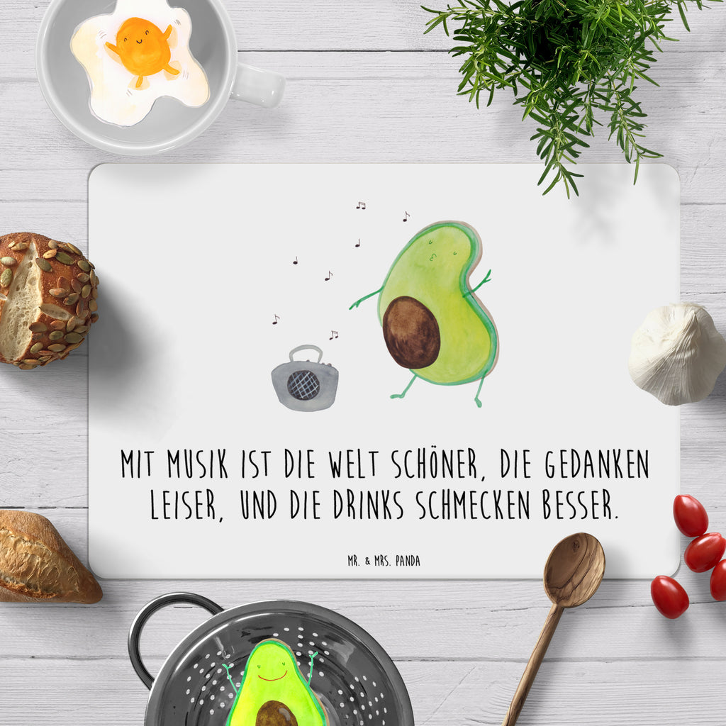 Tischset Avocado tanzt Tischset, Tischuntersetzer, Platzset, Tischsets abwaschbar, Tischunterlage, Avocado, Veggie, Vegan, Gesund