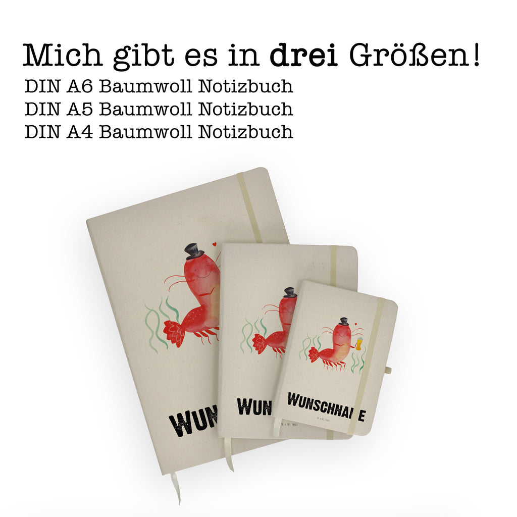 DIN A4 Personalisiertes Notizbuch Hummer Weizen Personalisiertes Notizbuch, Notizbuch mit Namen, Notizbuch bedrucken, Personalisierung, Namensbuch, Namen, Meerestiere, Meer, Urlaub, Garnele, Garnelen, Bier, Kochen, Männerhaushalt, Junggeselle, Junggesellin, Bierliebhaber, Kneipe, Gasthaus, Wirtschaft