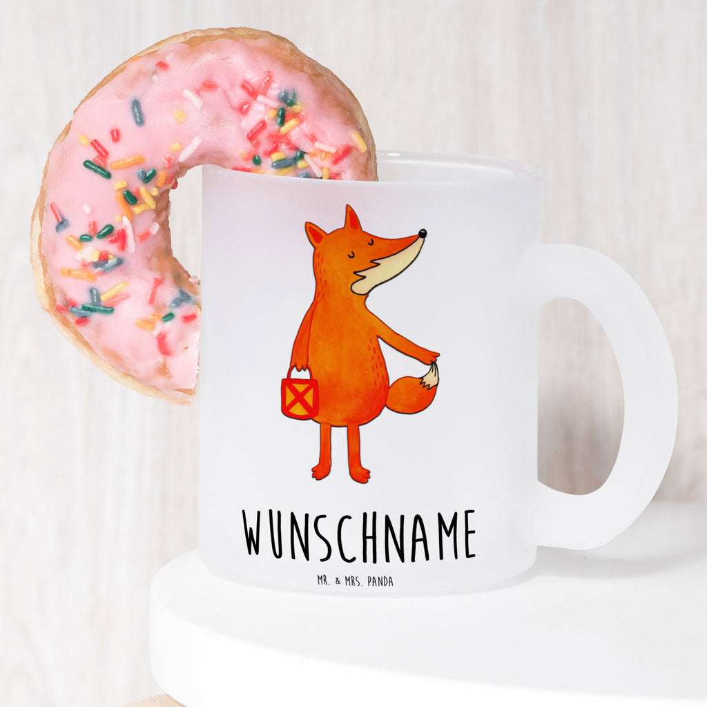 Personalisierte Teetasse Fuchs Laterne Personalisierte Teetasse, Personalisiertes Teeglas, Personalisierter Teebecher, Personalisierte Glas Teetasse, Personalisierte Teetasse aus Glas, Teetasse mit Namen, Teeglas mit Namen, Teebecher mit Namen, Glas Teetasse mit Namen, Teetasse aus Glas mit Namen, Teetasse Wunschname, Teetasse selbst gestalten., Fuchs, Füchse, Spruch trösten, Liebeskummer Spruch, Laterne, Sankt Martin, Laternenumzug, Aufmuntern, Cäsar Otto Hugo Flaischlen