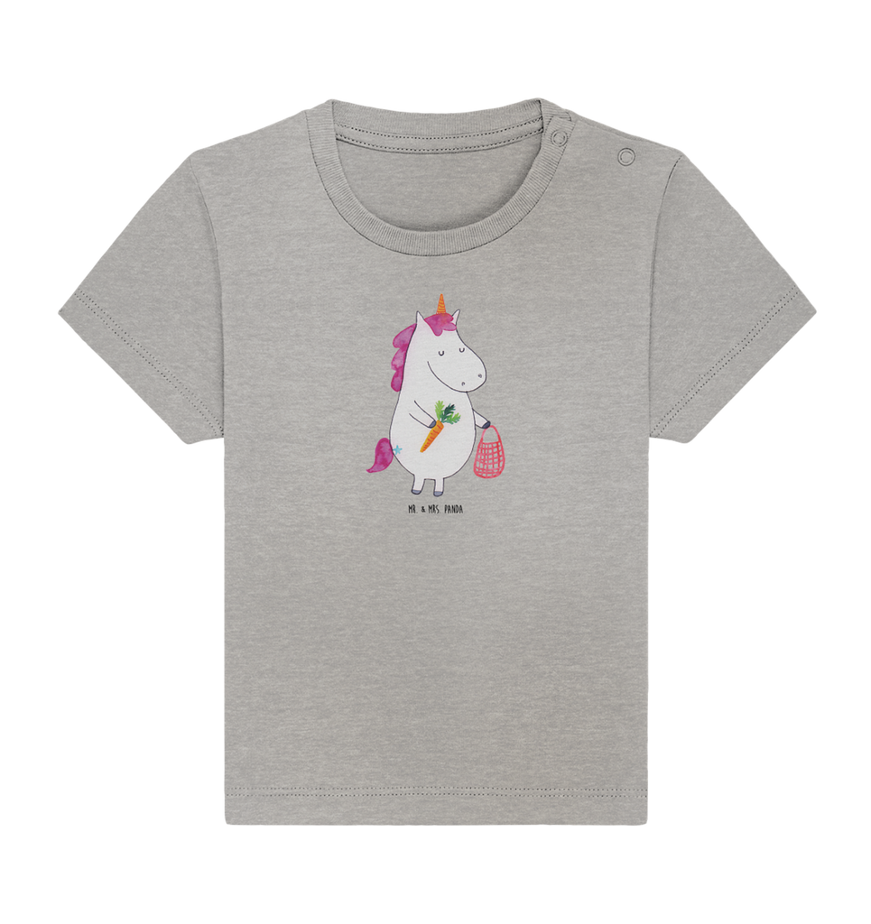 Organic Baby Shirt Einhorn Gemüse Baby T-Shirt, Jungen Baby T-Shirt, Mädchen Baby T-Shirt, Shirt, Einhorn, Einhörner, Einhorn Deko, Pegasus, Unicorn, Biomarkt, Bio, Gemüse, Wochenmarkt