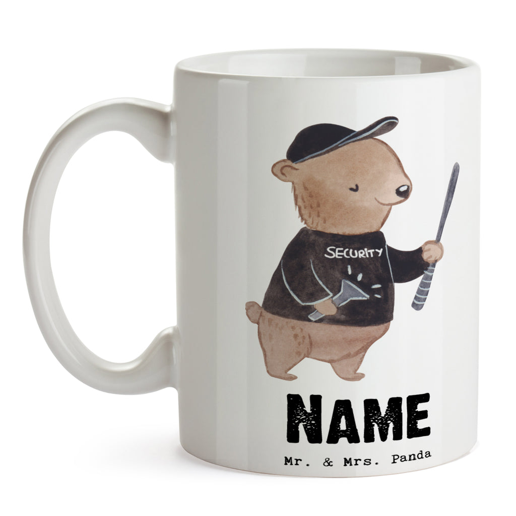 Personalisierte Tasse Personenschützer mit Herz Personalisierte Tasse, Namenstasse, Wunschname, Personalisiert, Tasse, Namen, Drucken, Tasse mit Namen, Beruf, Ausbildung, Jubiläum, Abschied, Rente, Kollege, Kollegin, Geschenk, Schenken, Arbeitskollege, Mitarbeiter, Firma, Danke, Dankeschön, Bodyguard, Personenschützer