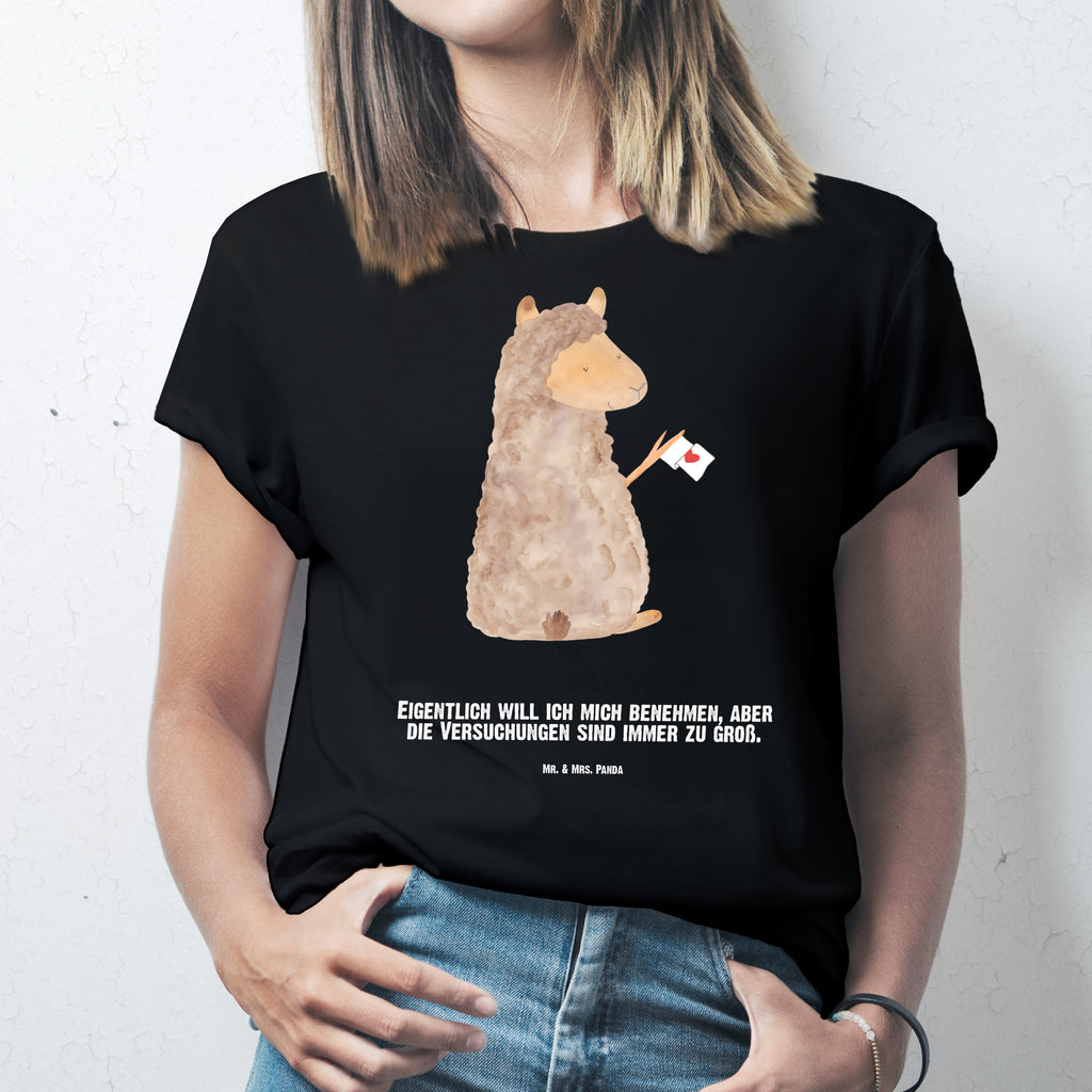 Personalisiertes T-Shirt Alpaka Fahne T-Shirt Personalisiert, T-Shirt mit Namen, T-Shirt mit Aufruck, Männer, Frauen, Alpaka, Lama, Alpakas, Lamas, Liebe