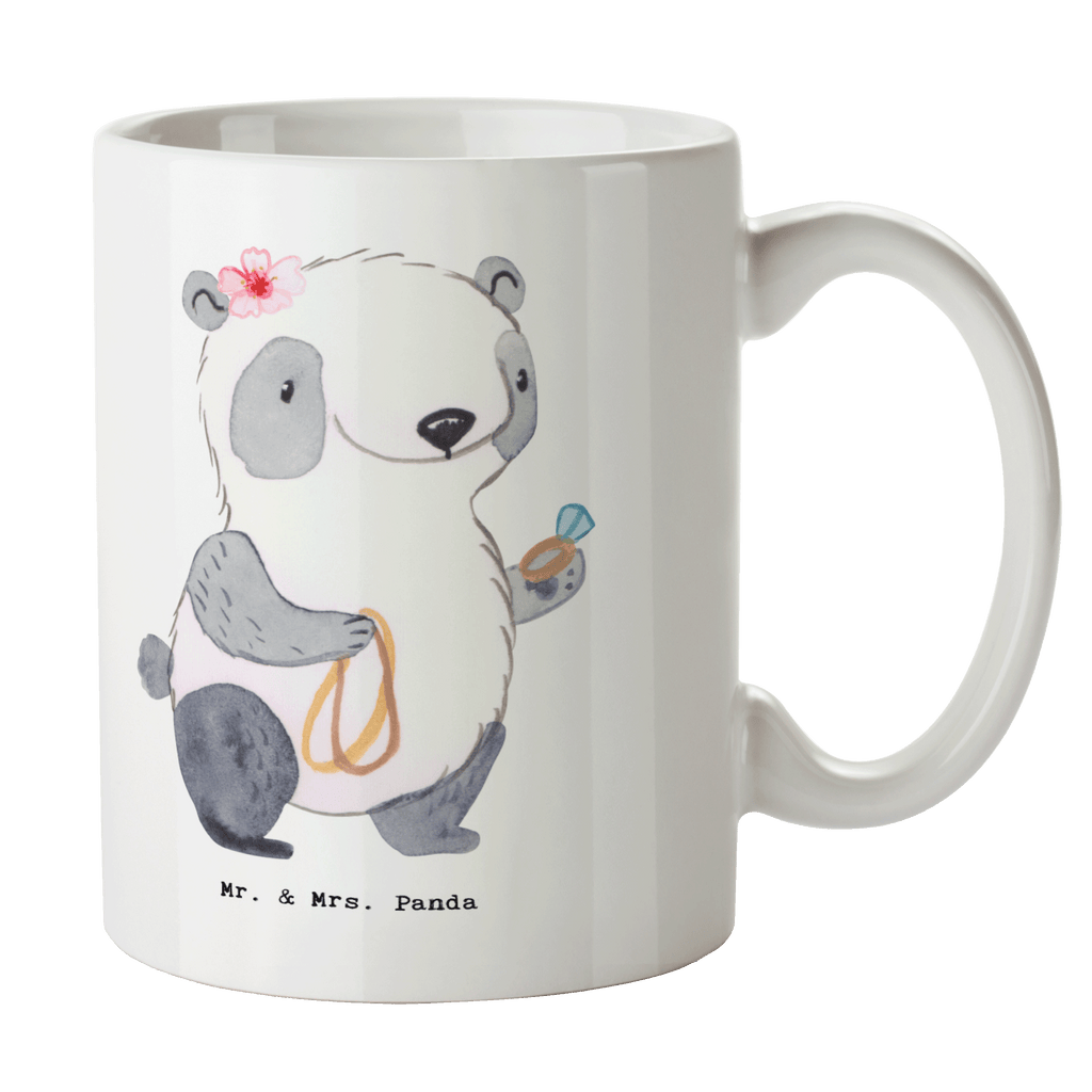 Tasse Schmuckverkäuferin mit Herz Tasse, Kaffeetasse, Teetasse, Becher, Kaffeebecher, Teebecher, Keramiktasse, Porzellantasse, Büro Tasse, Geschenk Tasse, Tasse Sprüche, Tasse Motive, Kaffeetassen, Tasse bedrucken, Designer Tasse, Cappuccino Tassen, Schöne Teetassen, Beruf, Ausbildung, Jubiläum, Abschied, Rente, Kollege, Kollegin, Geschenk, Schenken, Arbeitskollege, Mitarbeiter, Firma, Danke, Dankeschön, Schmuckverkäuferin, Juwelier, Goldschmied, Schmied, Schmuckwarenhändler, Schmuckgeschäft, Eröffnung