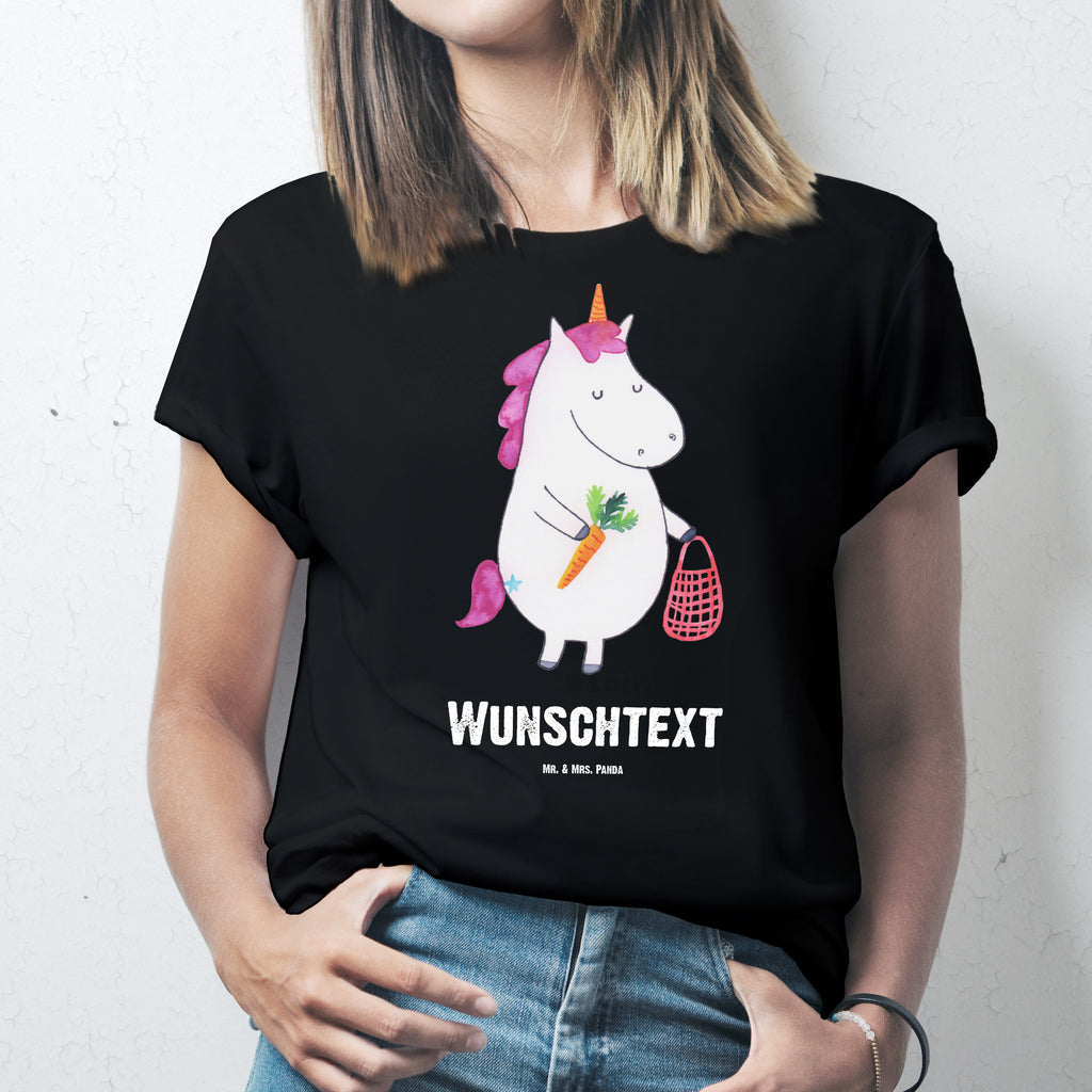 Personalisiertes T-Shirt Einhorn Gemüse T-Shirt Personalisiert, T-Shirt mit Namen, T-Shirt mit Aufruck, Männer, Frauen, Wunschtext, Bedrucken, Einhorn, Einhörner, Einhorn Deko, Pegasus, Unicorn, Biomarkt, Bio, Gemüse, Wochenmarkt