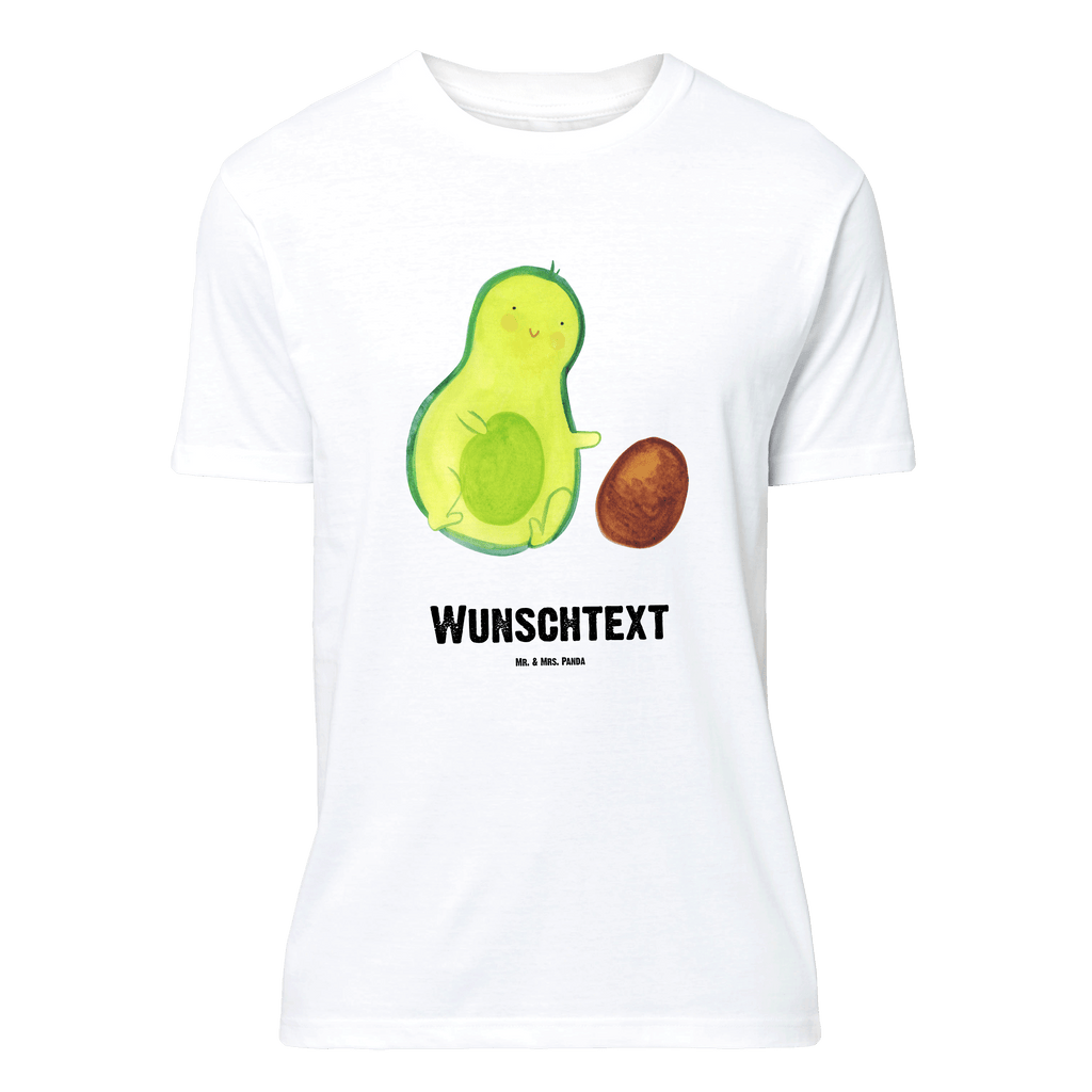 Personalisiertes T-Shirt Avocado rollt Kern T-Shirt Personalisiert, T-Shirt mit Namen, T-Shirt mit Aufruck, Männer, Frauen, Wunschtext, Bedrucken, Avocado, Veggie, Vegan, Gesund, Avocados, Schwanger, Geburt, Geburtstag, Säugling, Kind, erstes Kind, zur Geburt, Schwangerschaft, Babyparty, Baby, große Liebe, Liebe, Love