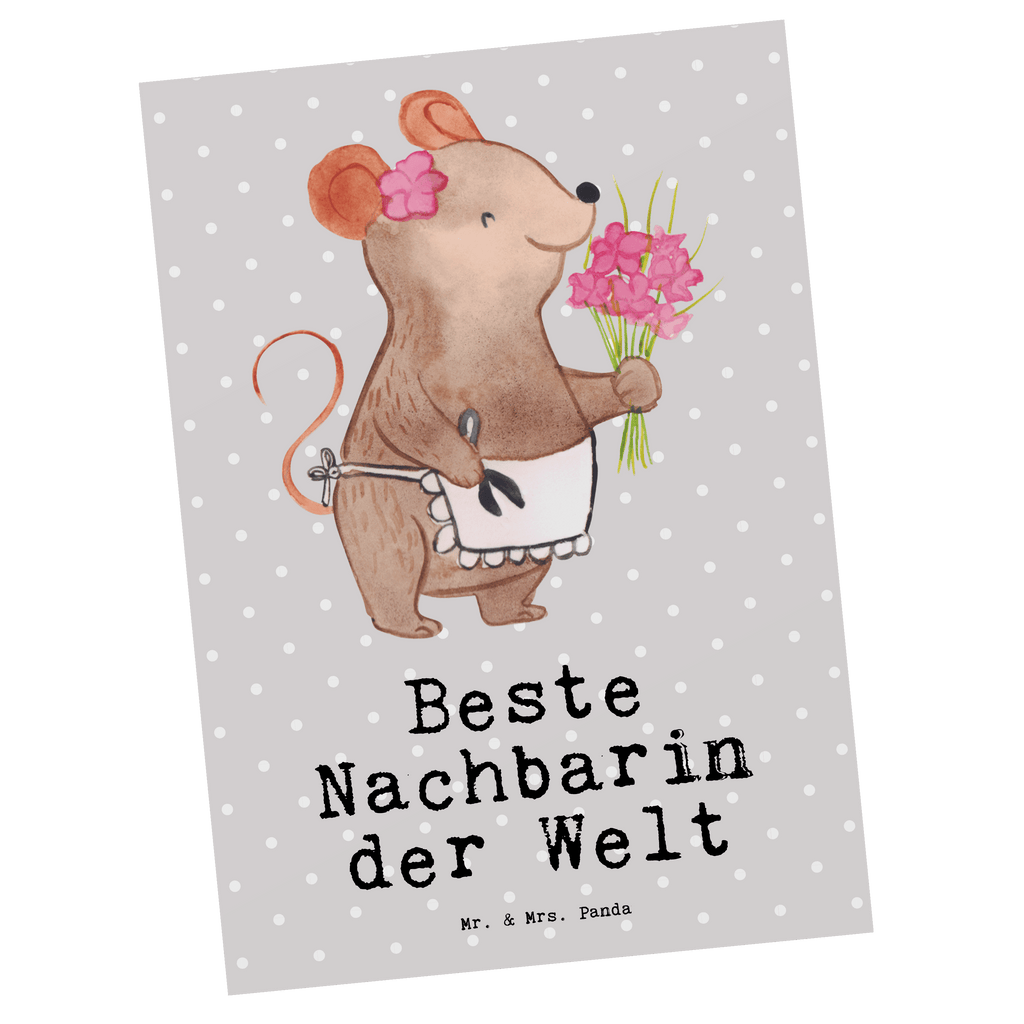 Postkarte Maus Beste Nachbarin der Welt Postkarte, Karte, Geschenkkarte, Grußkarte, Einladung, Ansichtskarte, Geburtstagskarte, Einladungskarte, Dankeskarte, Ansichtskarten, Einladung Geburtstag, Einladungskarten Geburtstag, für, Dankeschön, Geschenk, Schenken, Geburtstag, Geburtstagsgeschenk, Geschenkidee, Danke, Bedanken, Mitbringsel, Freude machen, Geschenktipp, Nachbarin, Nachbarn, Nachbarschaft, Freundin, Angrenzer, Anwohnerin, Bewohnerin, Freundschaft