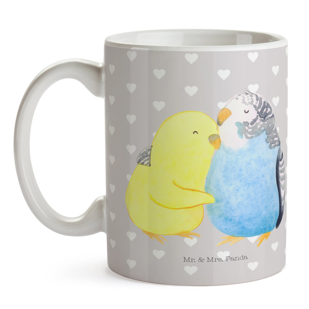 Tasse Wellensittich Liebe Tasse, Kaffeetasse, Teetasse, Becher, Kaffeebecher, Teebecher, Keramiktasse, Porzellantasse, Büro Tasse, Geschenk Tasse, Tasse Sprüche, Tasse Motive, Kaffeetassen, Tasse bedrucken, Designer Tasse, Cappuccino Tassen, Schöne Teetassen, Liebe, Partner, Freund, Freundin, Ehemann, Ehefrau, Heiraten, Verlobung, Heiratsantrag, Liebesgeschenk, Jahrestag, Hocheitstag, Vögel, Wellensittich, Nähe, Kuscheln, Vertrauen