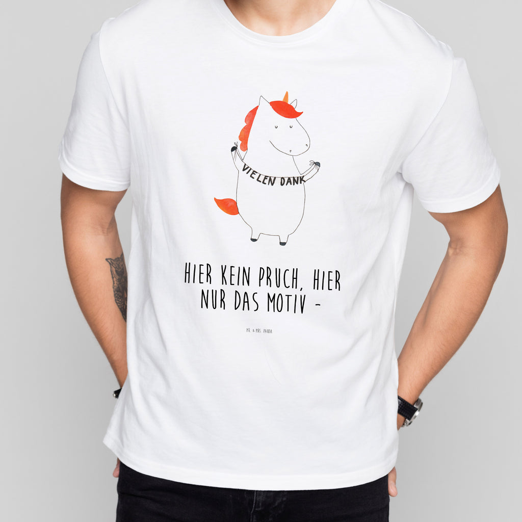 T-Shirt Standard Einhorn Vielen Dank T-Shirt, Shirt, Tshirt, Lustiges T-Shirt, T-Shirt mit Spruch, Party, Junggesellenabschied, Jubiläum, Geburstag, Herrn, Damen, Männer, Frauen, Schlafshirt, Nachthemd, Sprüche, Einhorn, Einhörner, Einhorn Deko, Pegasus, Unicorn, Danke, vielen Dank, Dankeschön, Danksagung