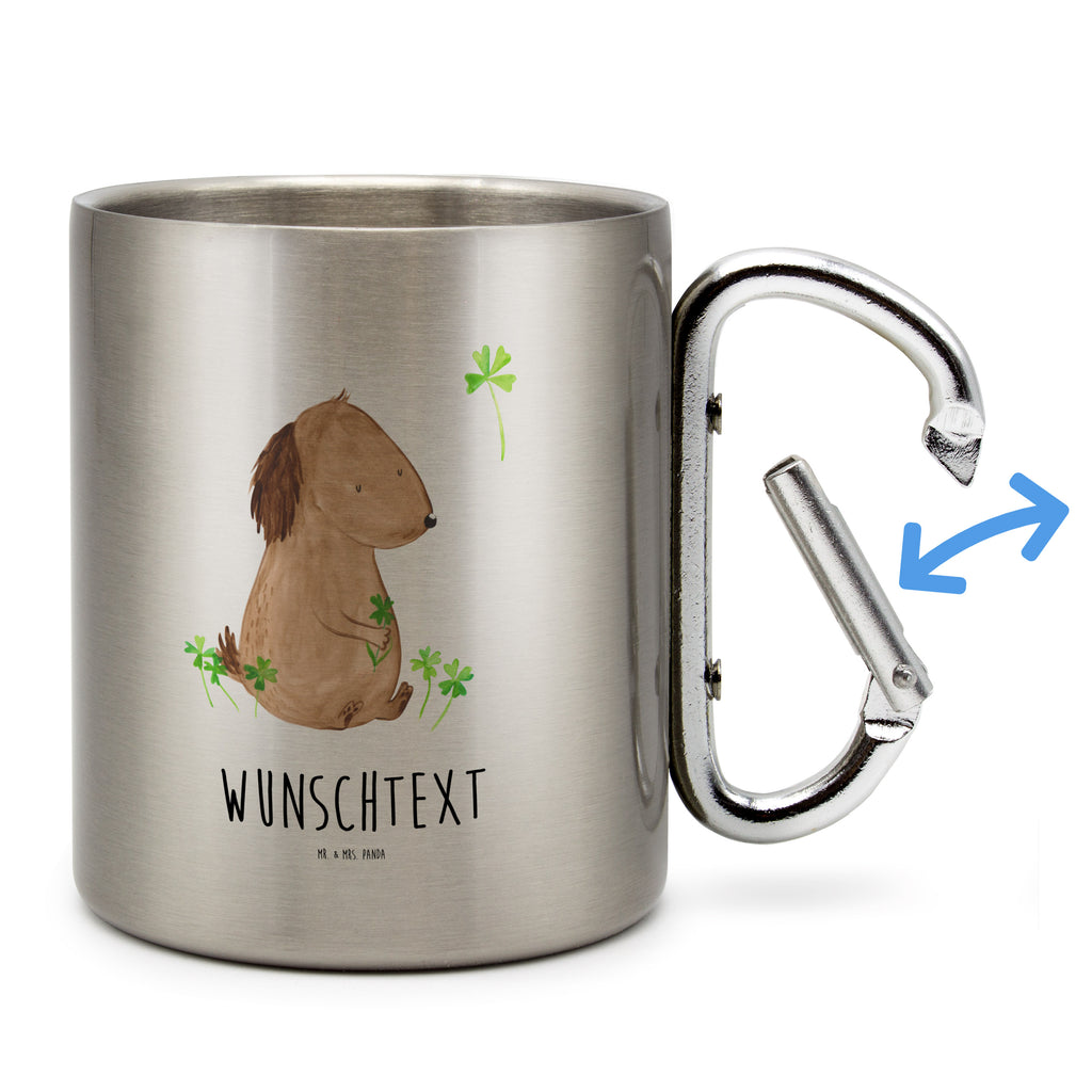 Personalisierter Edelstahlbecher Hund Kleeblatt Personalisierte Edelstahltasse, Personalisierter Edelstahlbecher, Personalisierter Outdoor Becher, Personalisierte Outdoor Tasse, Hund, Hundemotiv, Haustier, Hunderasse, Tierliebhaber, Hundebesitzer, Sprüche, Kleeblatt, Glück, Tagträume, Motivation, Neuanfang, Geschenk, Glücksbringer, Selbstliebe, Achtsamkeit