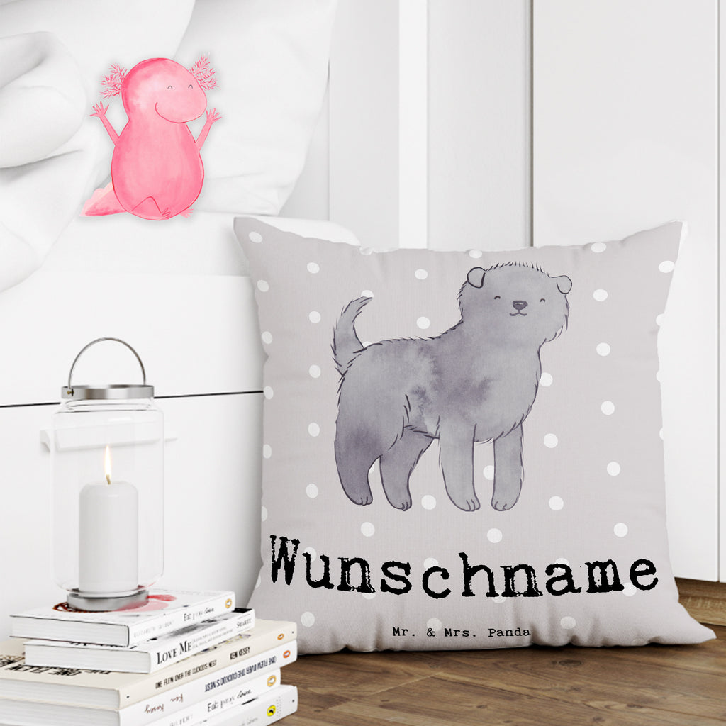 Personalisiertes Kissen Affenpincher Lebensretter Kissen, personalisiert, Name, Wunschname, bedrucken, Kopfkissen, Hund, Hunderasse, Rassehund, Hundebesitzer, Geschenk, Tierfreund, Schenken, Welpe, Affenpincher