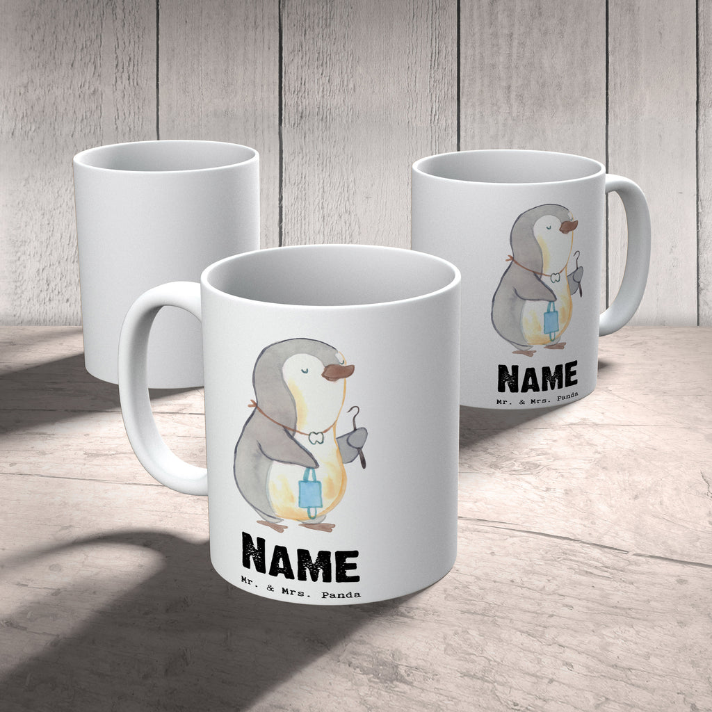 Personalisierte Tasse Zahnarzthelfer mit Herz Personalisierte Tasse, Namenstasse, Wunschname, Personalisiert, Tasse, Namen, Drucken, Tasse mit Namen, Beruf, Ausbildung, Jubiläum, Abschied, Rente, Kollege, Kollegin, Geschenk, Schenken, Arbeitskollege, Mitarbeiter, Firma, Danke, Dankeschön