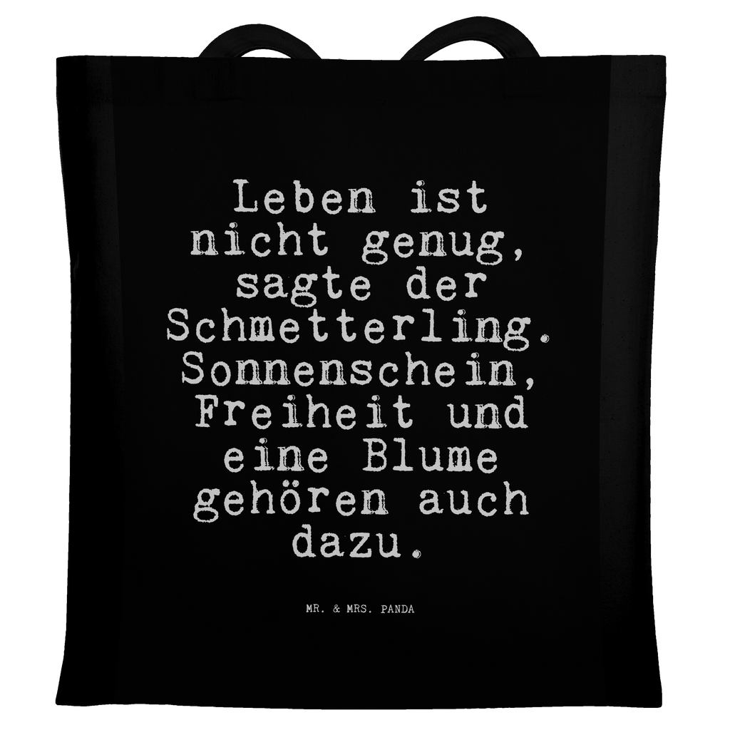 Tragetasche Leben ist nicht genug,... Beuteltasche, Beutel, Einkaufstasche, Jutebeutel, Stoffbeutel, Tasche, Shopper, Umhängetasche, Strandtasche, Schultertasche, Stofftasche, Tragetasche, Badetasche, Jutetasche, Einkaufstüte, Laptoptasche, Spruch, Sprüche, lustige Sprüche, Weisheiten, Zitate, Spruch Geschenke, Spruch Sprüche Weisheiten Zitate Lustig Weisheit Worte