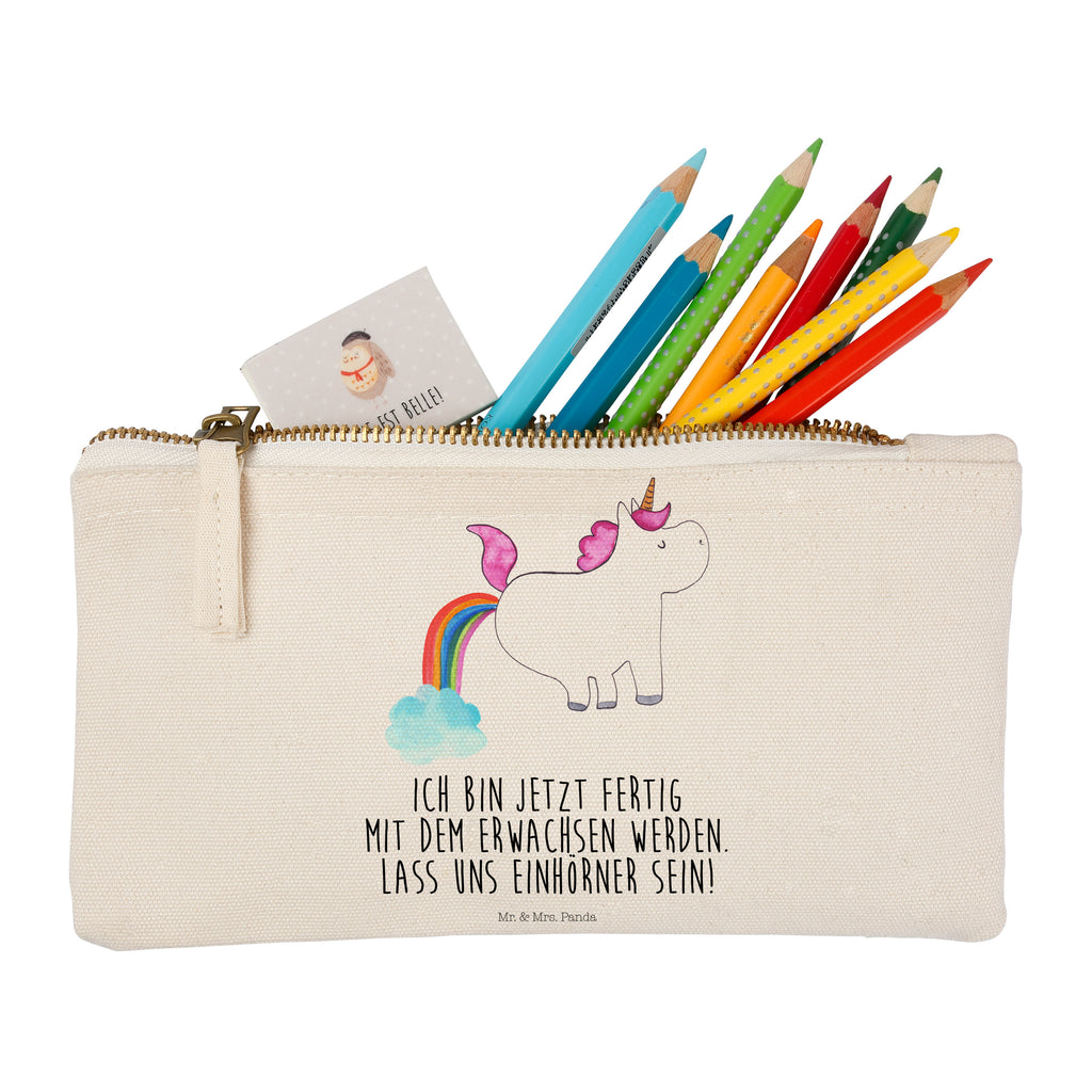 Schminktasche Einhorn Pupsend Schminktasche, Kosmetiktasche, Kosmetikbeutel, Stiftemäppchen, Etui, Federmappe, Makeup, XXL, Schminketui, Kosmetiketui, Schlamperetui, Einhorn, Einhörner, Einhorn Deko, Pegasus, Unicorn, Pups, Regenbogen, Glitzer, Einhornpower, Erwachsenwerden, Spaß, lustig, Freundin