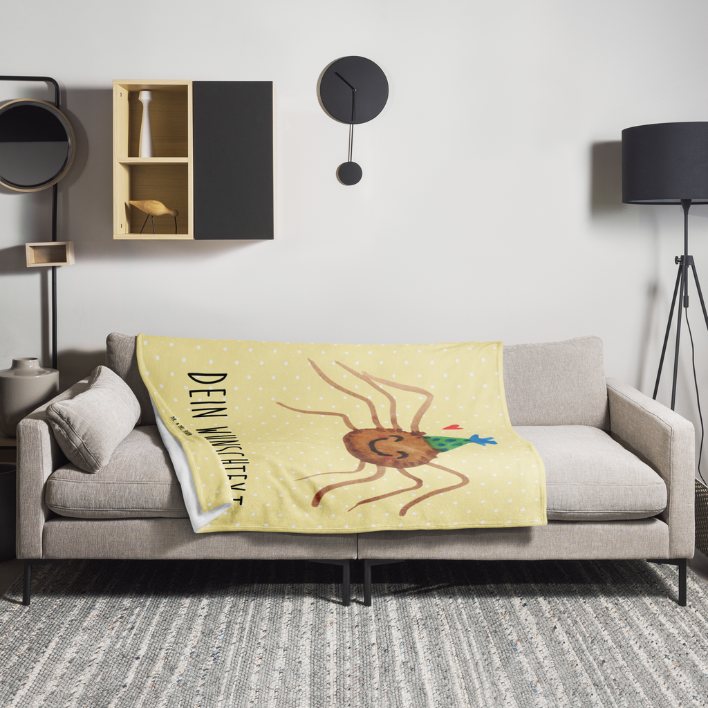 Personalisierte Decke Spinne Agathe Party Personalisierte Decke, Decke mit Namen, Kuscheldecke mit Namen, Decke bedrucken, Kuscheldecke bedrucken, Spinne Agathe, Spinne, Agathe, Videos, Merchandise, Selbstliebe, Wunder, Motivation, Glück