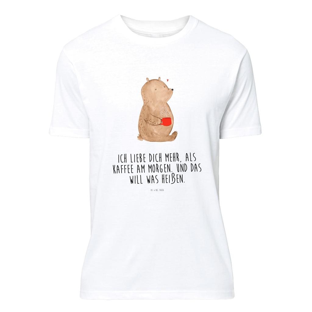 T-Shirt Standard Bär Morgenkaffee T-Shirt, Shirt, Tshirt, Lustiges T-Shirt, T-Shirt mit Spruch, Party, Junggesellenabschied, Jubiläum, Geburstag, Herrn, Damen, Männer, Frauen, Schlafshirt, Nachthemd, Sprüche, Liebe, Partner, Freund, Freundin, Ehemann, Ehefrau, Heiraten, Verlobung, Heiratsantrag, Liebesgeschenk, Jahrestag, Hocheitstag, Valentinstag, Geschenk für Frauen, Hochzeitstag, Mitbringsel, Geschenk für Freundin, Geschenk für Partner, Liebesbeweis, für Männer, für Ehemann