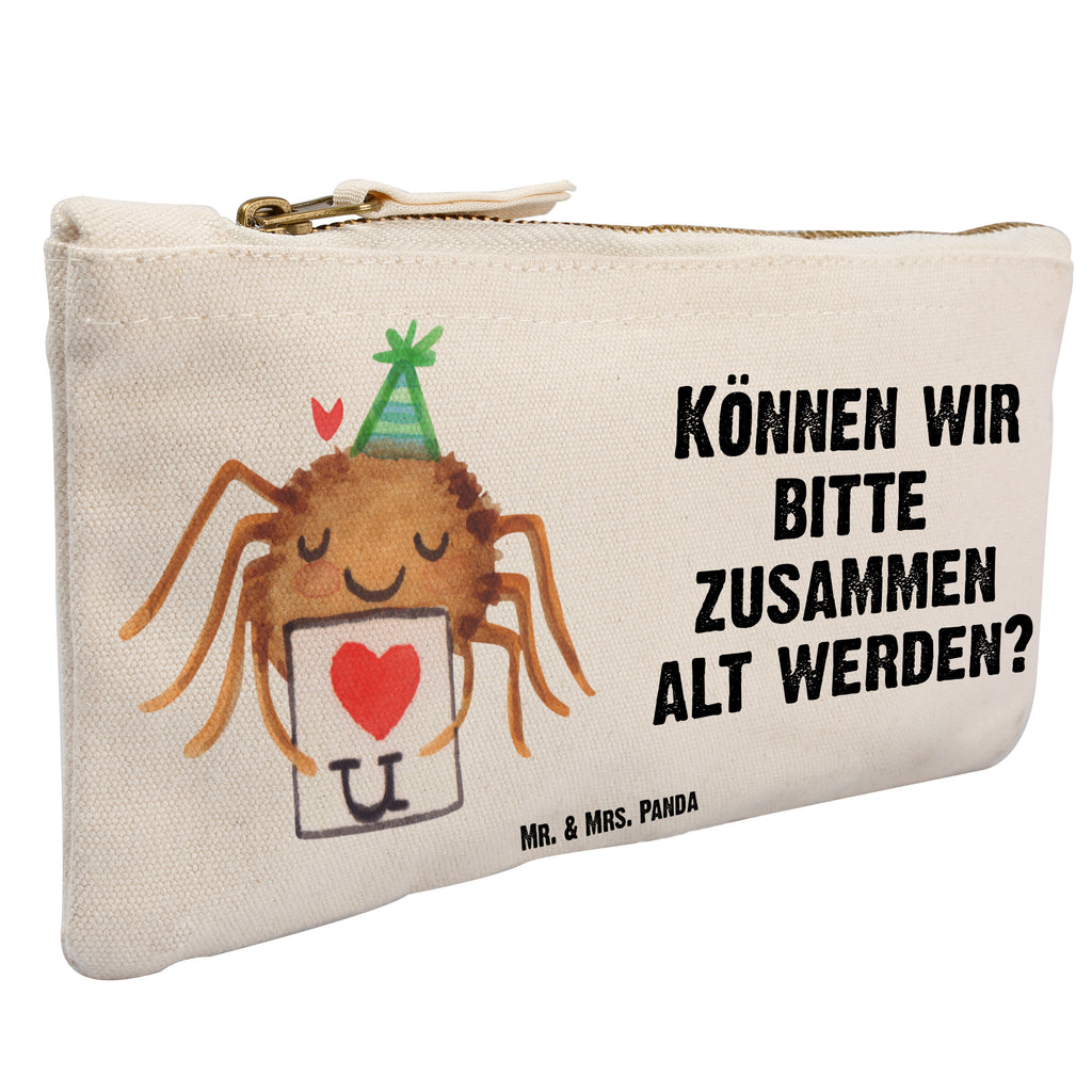 Schminktasche Spinne Agathe Brief Schminktasche, Kosmetiktasche, Kosmetikbeutel, Stiftemäppchen, Etui, Federmappe, Makeup, XXL, Schminketui, Kosmetiketui, Schlamperetui, Spinne Agathe, Spinne, Agathe, Videos, Merchandise, Liebesbeweis, Ich Liebe dich, Heiratsantrag, Verliebt, Liebespaar, Liebesgeschenk, Treuebeweis, Treuetest