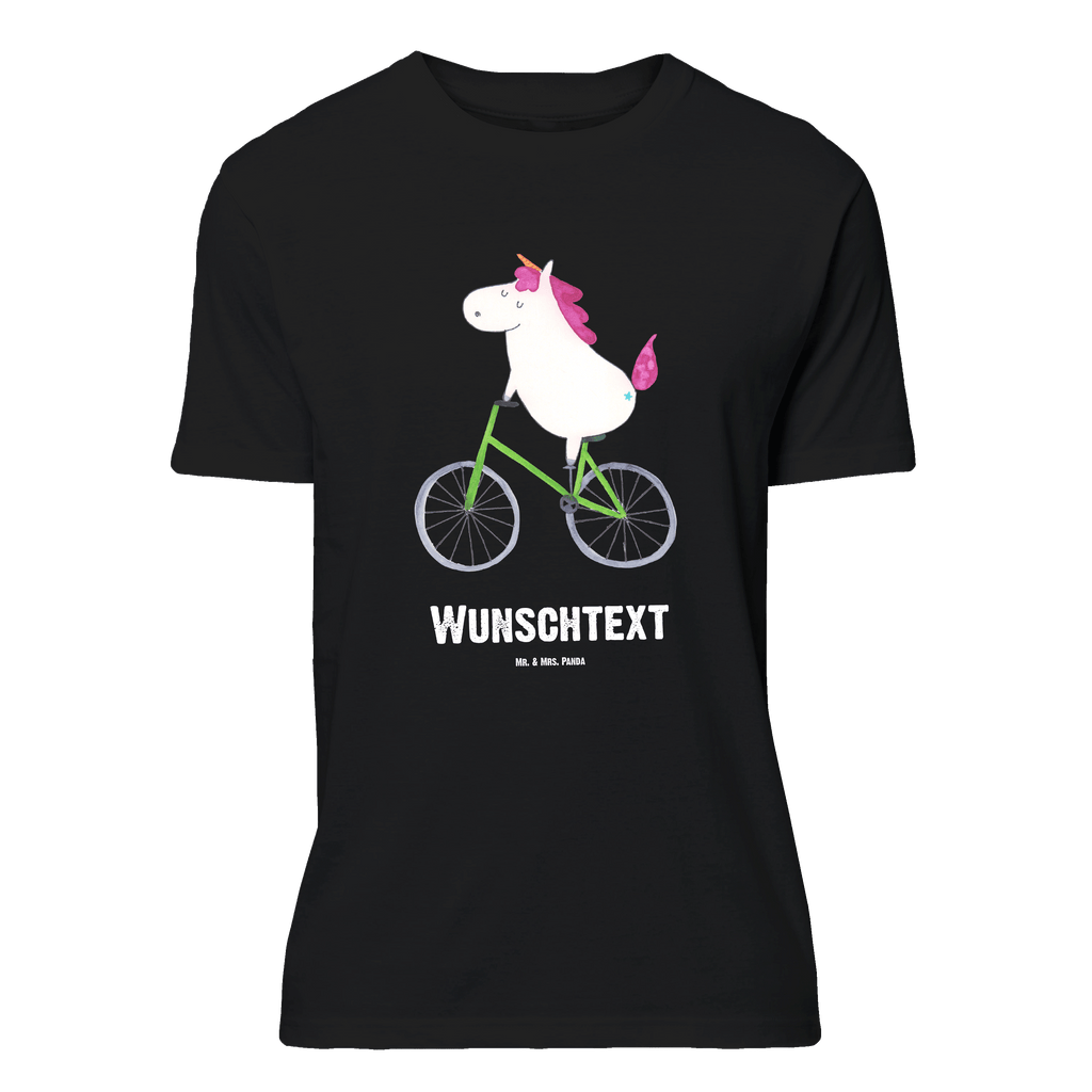 Personalisiertes T-Shirt Einhorn Radfahrer T-Shirt Personalisiert, T-Shirt mit Namen, T-Shirt mit Aufruck, Männer, Frauen, Wunschtext, Bedrucken, Einhorn, Einhörner, Einhorn Deko, Pegasus, Unicorn, Radfahren, Radfahrer, Rad, Bike, Feenstaub, Konfetti, Luxusproblem, Kummer, Liebeskummer