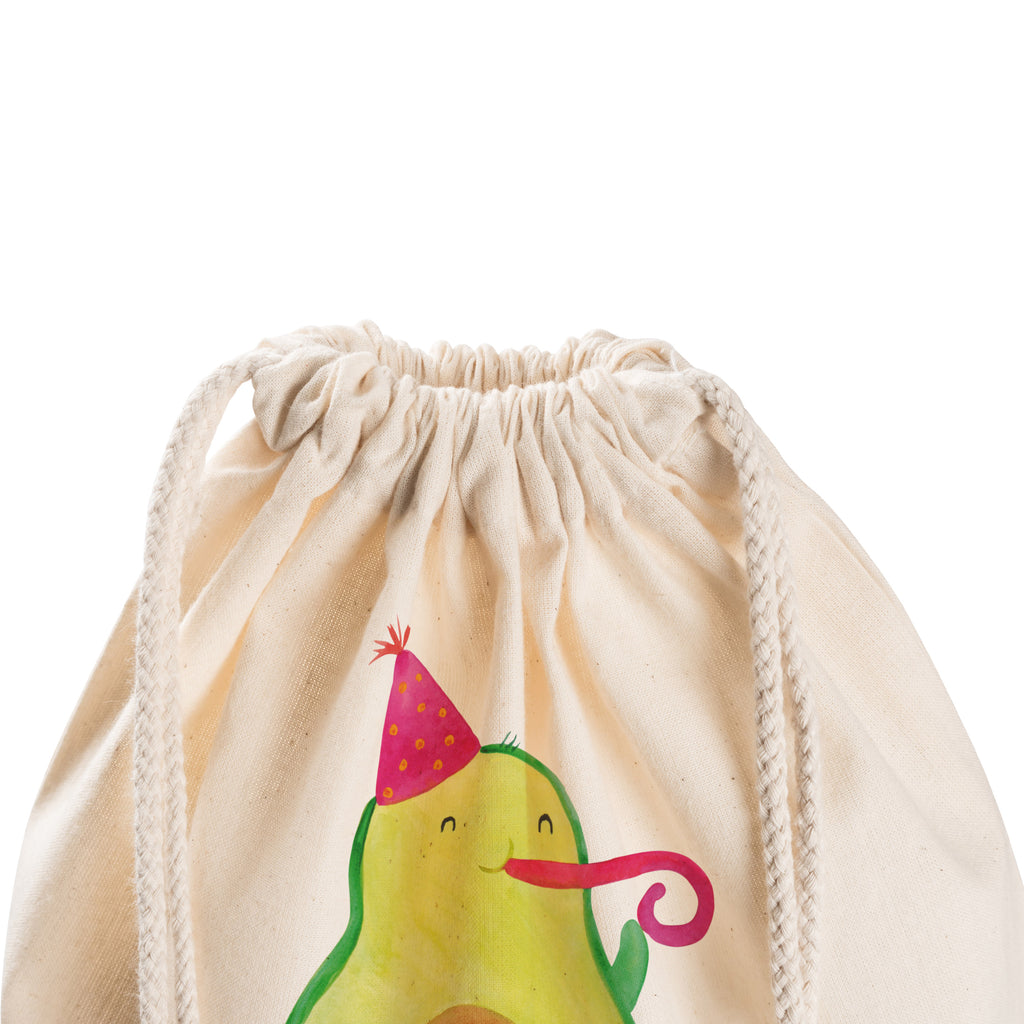 Sportbeutel Avocado Feier Sportbeutel, Turnbeutel, Beutel, Sporttasche, Tasche, Stoffbeutel, Sportbeutel Kinder, Gymsack, Beutel Rucksack, Kleine Sporttasche, Sportzubehör, Turnbeutel Baumwolle, Avocado, Veggie, Vegan, Gesund, Party, Feierlichkeit, Feier, Fete, Geburtstag, Gute Laune, Tröte