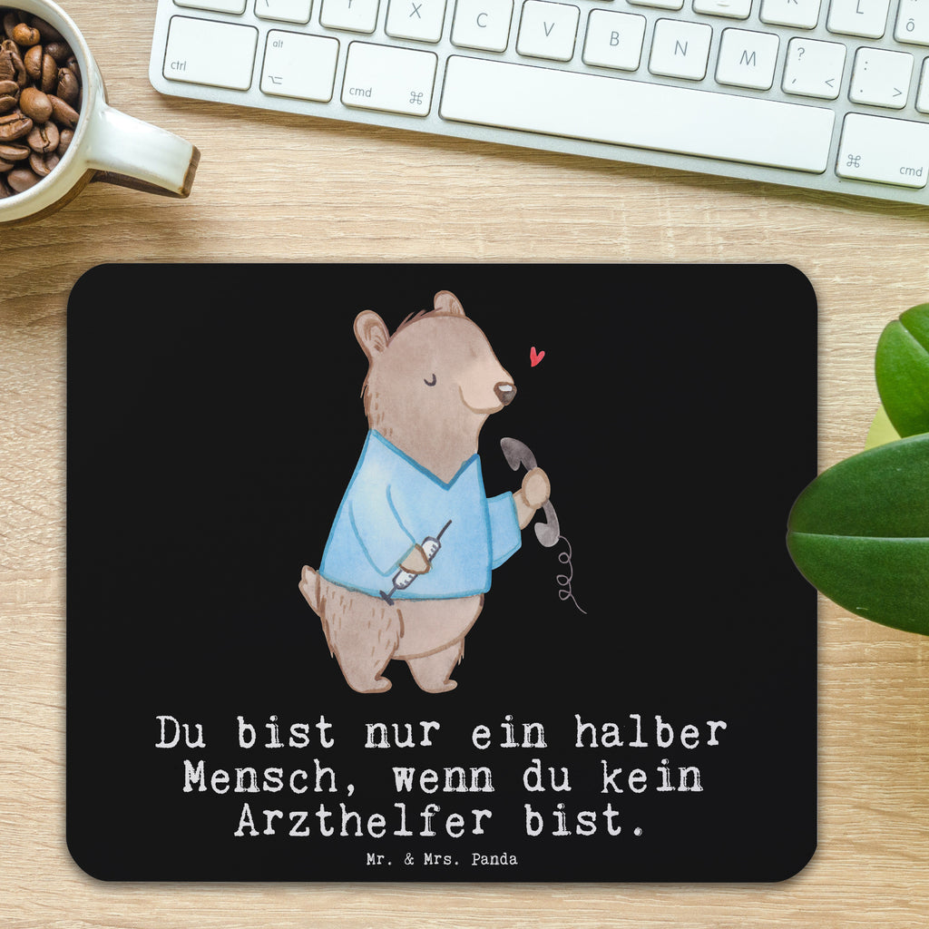 Mauspad Arzthelfer mit Herz Mousepad, Computer zubehör, Büroausstattung, PC Zubehör, Arbeitszimmer, Mauspad, Einzigartiges Mauspad, Designer Mauspad, Mausunterlage, Mauspad Büro, Beruf, Ausbildung, Jubiläum, Abschied, Rente, Kollege, Kollegin, Geschenk, Schenken, Arbeitskollege, Mitarbeiter, Firma, Danke, Dankeschön, Arzthelfer, Medizinischer Fachangestellter