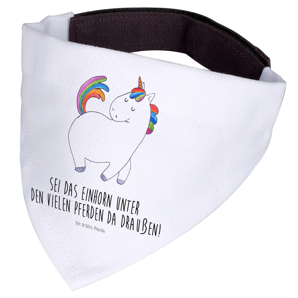 Hundehalstuch Einhorn stolzierend Hundehalstuch, Halstuch, Hunde, Tuch, mittel, mittelgroße Hunde, Einhorn, Einhörner, Einhorn Deko, Pegasus, Unicorn, stolz, anders, bunt, Pferd, Reiter, Reiten, Freundin, Geschenk