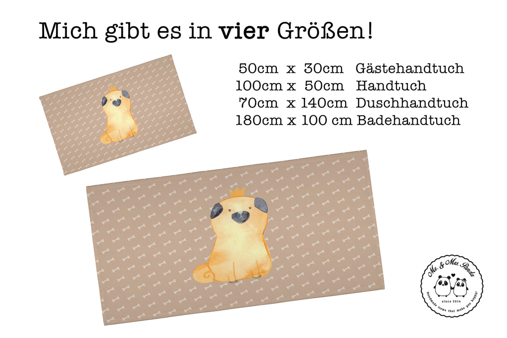 Handtuch Mops Krone Handtuch, Badehandtuch, Badezimmer, Handtücher, groß, Kinder, Baby, Hund, Hundemotiv, Haustier, Hunderasse, Tierliebhaber, Hundebesitzer, Sprüche, Mops, allergisch, kinderlos, Hausregel, Hundebesitzer. Spruch, lustig