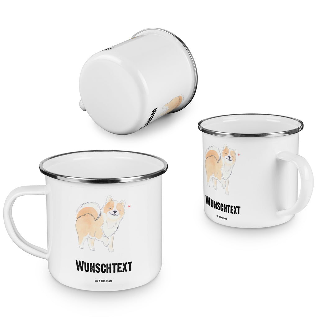 Personalisierte Emaille Tasse Islandhund Lebensretter Emaille Tasse personalisiert, Emaille Tasse mit Namen, Campingtasse personalisiert, Namenstasse, Campingtasse bedrucken, Campinggeschirr personalsisert, tasse mit namen, personalisierte tassen, personalisierte tasse, tasse selbst gestalten, tasse bedrucken, tassen bedrucken, Hund, Hunderasse, Rassehund, Hundebesitzer, Geschenk, Tierfreund, Schenken, Welpe, Islandhund, isländischer Schäferhund