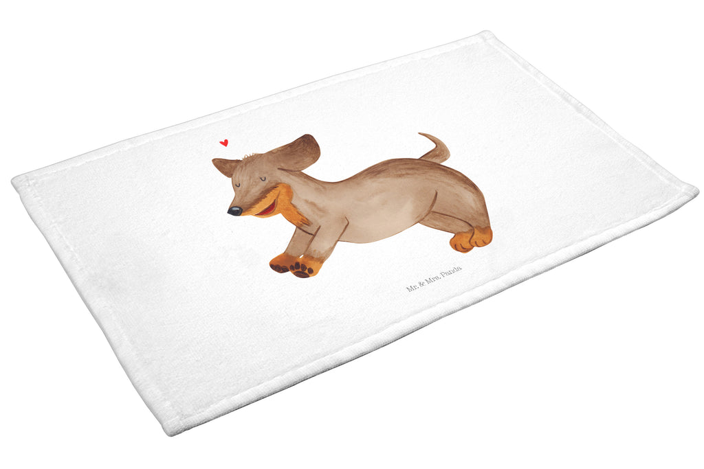 Handtuch Hund Dackel Handtuch, Badehandtuch, Badezimmer, Handtücher, groß, Kinder, Baby, Hund, Hundemotiv, Haustier, Hunderasse, Tierliebhaber, Hundebesitzer, Sprüche, Hunde, Dackel, Dachshund, happy dog