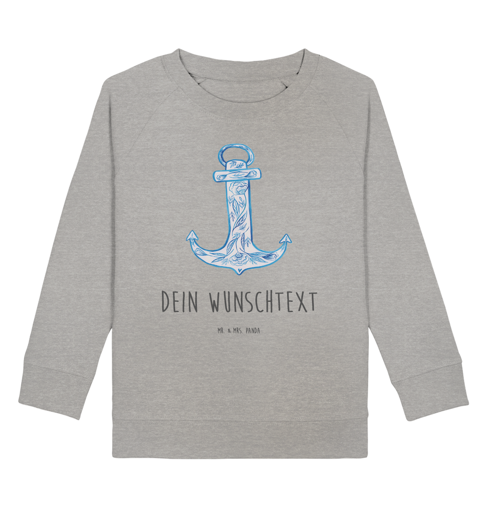 Personalisierter Kinder Pullover Anker Blau Personalisierter Kinder Pullover, Personalisiertes Kinder Sweatshirt, Jungen, Mädchen, Tiermotive, Gute Laune, lustige Sprüche, Tiere