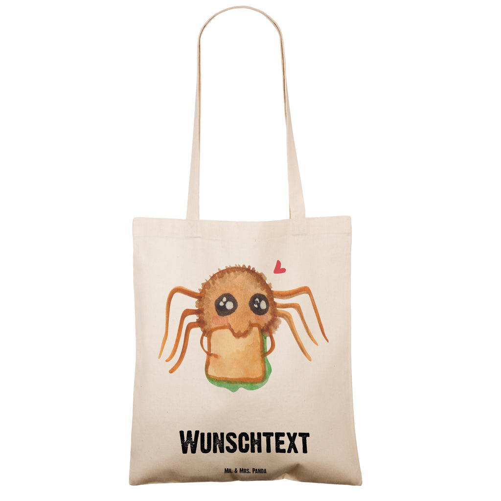 Personalisierte Tragetasche Spinne Agathe Sandwich Personalisierte Beuteltasche, Personalisierter Beutel, Personalisierte Einkaufstasche, Personalisierter Jutebeutel, Personalisierter Stoffbeutel, Tragetasche mit Namen, Einkaufstasche mit Namen, Stoffbeutel mit Namen, Personalisierte Tasche, Personalisierte Jutetasche, Personalisierte Kindergartentasche, Spinne Agathe, Spinne, Agathe, Videos, Merchandise, Glück, Mut, Hungrig, Verfressen, Lebensfreude, Alles wird gut, Hunger