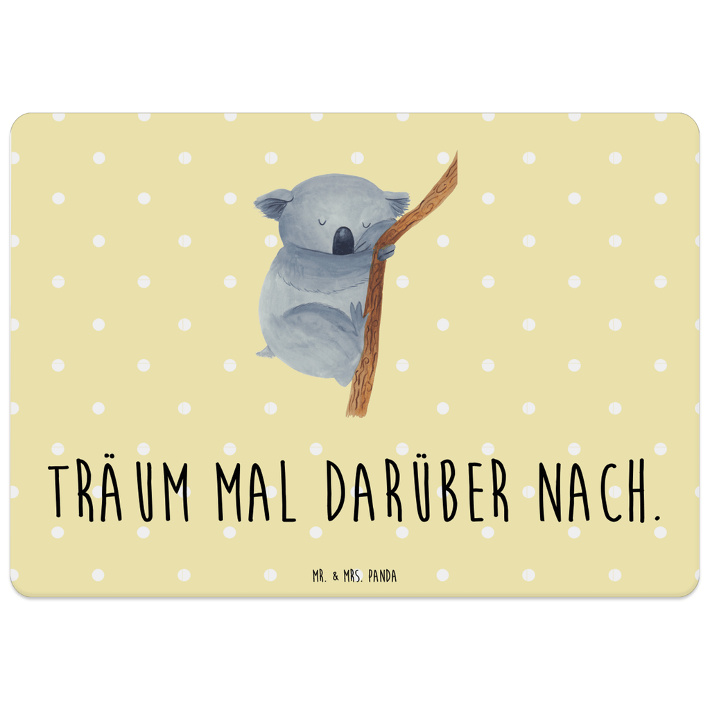 Tischset Koalabär Tischset, Tischuntersetzer, Platzset, Tischsets abwaschbar, Tischunterlage, Tiermotive, Gute Laune, lustige Sprüche, Tiere, Koala, träumen, Traum, schlafen, Schlafzimmer, Traumland, Bär, Koalabär