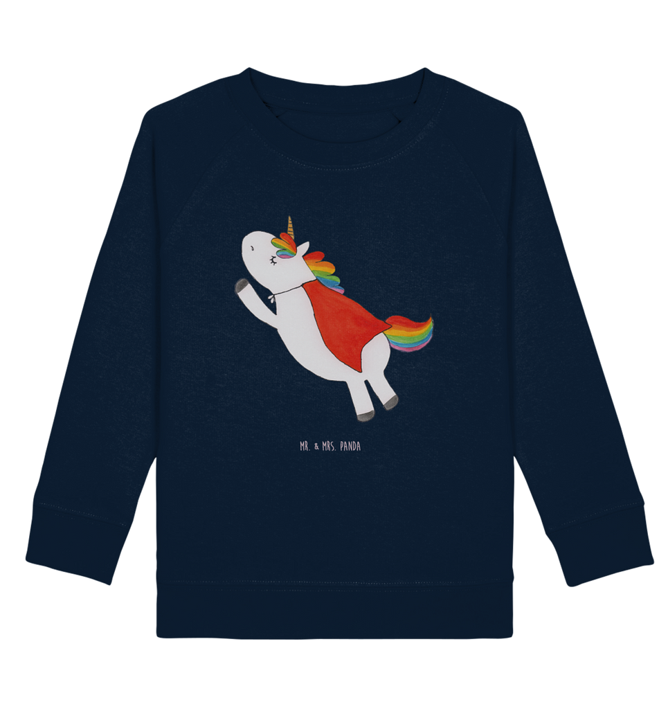 Organic Kinder Pullover Einhorn Super Kinder Pullover, Kinder Sweatshirt, Jungen, Mädchen, Einhorn, Einhörner, Einhorn Deko, Pegasus, Unicorn, Traummann, Superheld, Held, Freundin, Geschenk, Girl