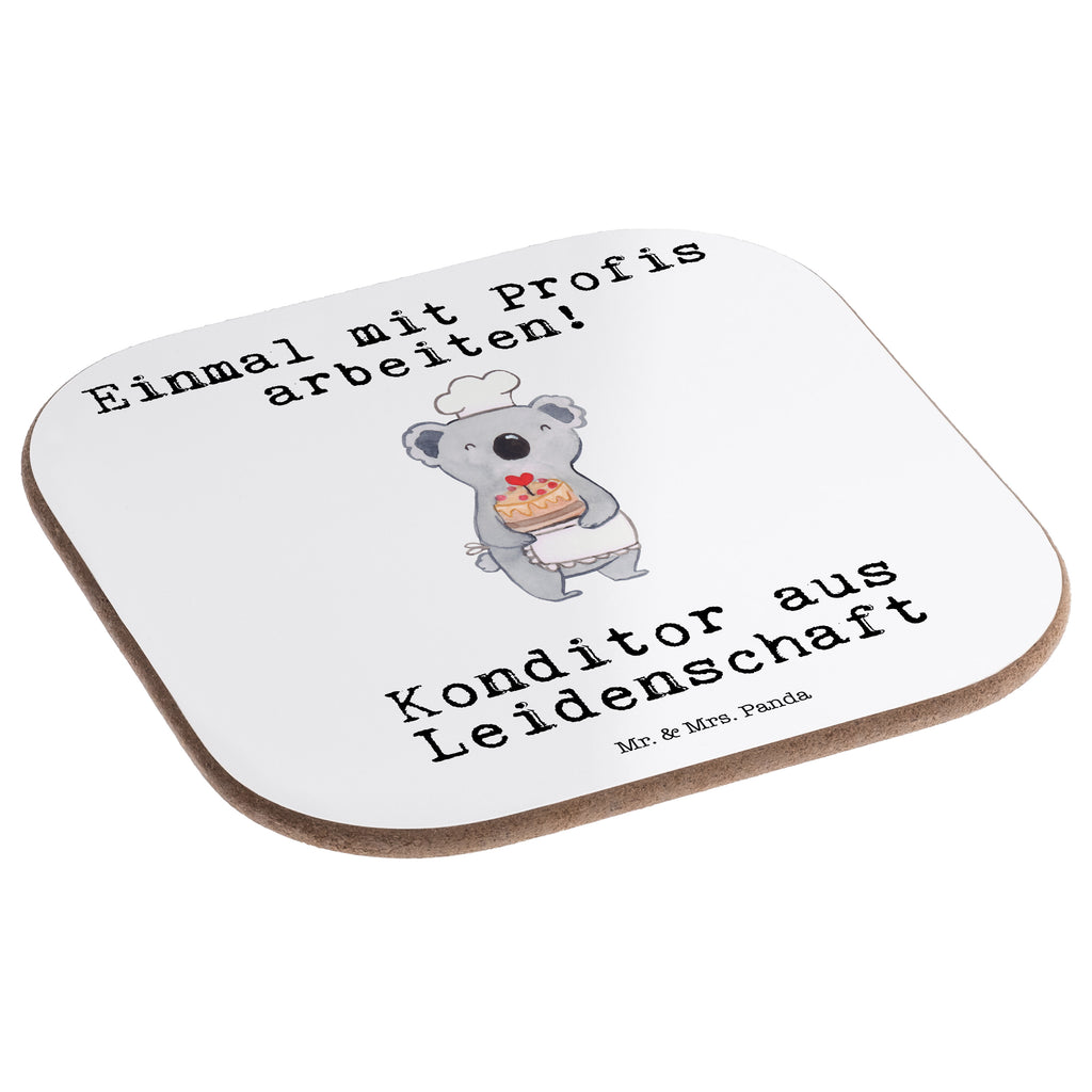 Quadratische Untersetzer Konditor aus Leidenschaft Untersetzer, Bierdeckel, Glasuntersetzer, Untersetzer Gläser, Getränkeuntersetzer, Untersetzer aus Holz, Untersetzer für Gläser, Korkuntersetzer, Untersetzer Holz, Holzuntersetzer, Tassen Untersetzer, Untersetzer Design, Beruf, Ausbildung, Jubiläum, Abschied, Rente, Kollege, Kollegin, Geschenk, Schenken, Arbeitskollege, Mitarbeiter, Firma, Danke, Dankeschön, Konditor, Kuchenbäcker, Patissier, Confiseur, Bäcker