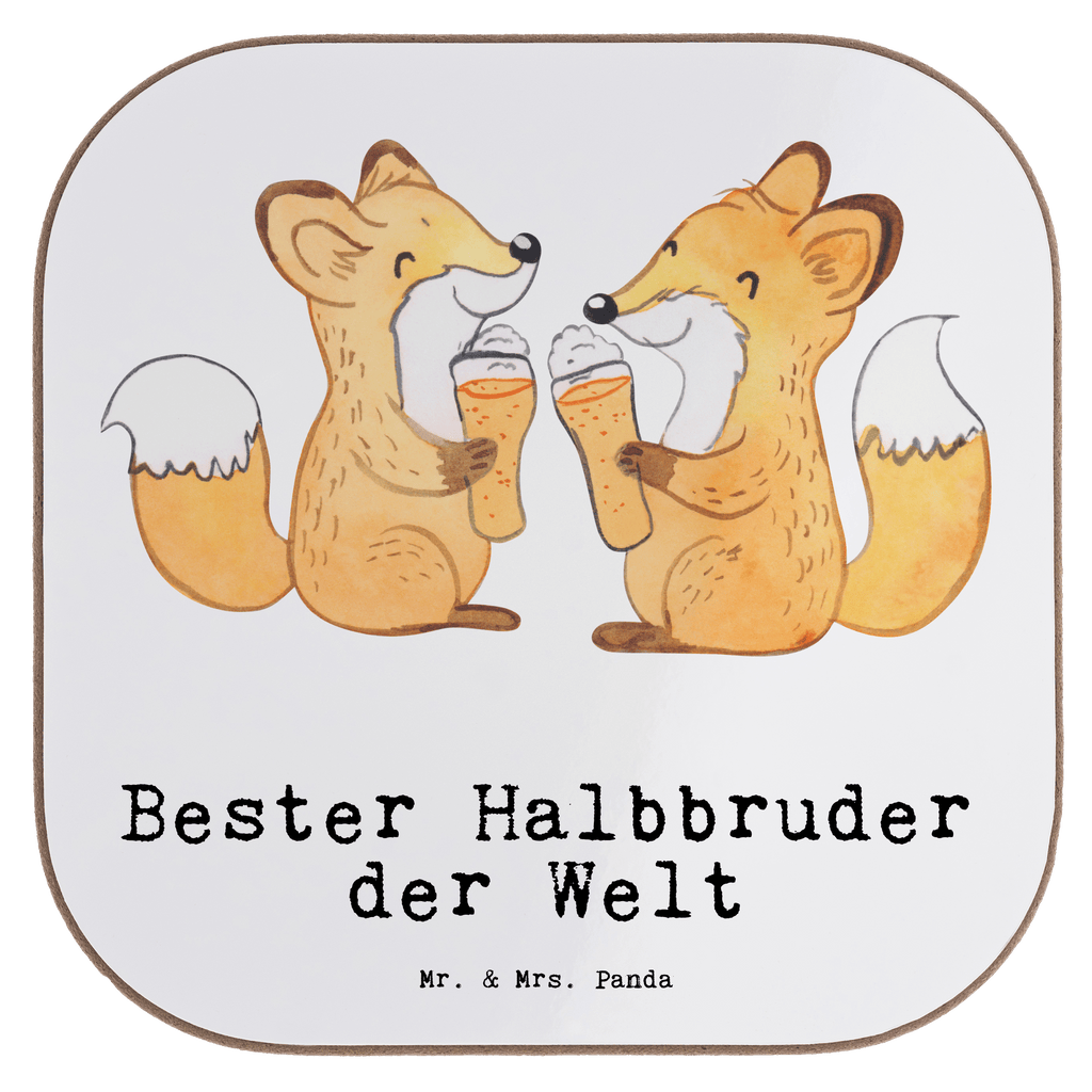 Quadratische Untersetzer Fuchs Bester Halbbruder der Welt Untersetzer, Bierdeckel, Glasuntersetzer, Untersetzer Gläser, Getränkeuntersetzer, Untersetzer aus Holz, Untersetzer für Gläser, Korkuntersetzer, Untersetzer Holz, Holzuntersetzer, Tassen Untersetzer, Untersetzer Design, für, Dankeschön, Geschenk, Schenken, Geburtstag, Geburtstagsgeschenk, Geschenkidee, Danke, Bedanken, Mitbringsel, Freude machen, Geschenktipp, Halbbruder, Stiefbruder, Stief, Stiefgeschwister, Bruder, Brudi, Geschwister, Bruderherz, Schwester, Familie, Kleinigkeit, Brother, Bester, Sohn