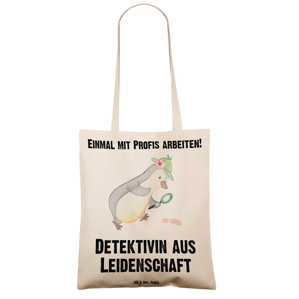 Tragetasche Detektivin aus Leidenschaft Beuteltasche, Beutel, Einkaufstasche, Jutebeutel, Stoffbeutel, Tasche, Shopper, Umhängetasche, Strandtasche, Schultertasche, Stofftasche, Tragetasche, Badetasche, Jutetasche, Einkaufstüte, Laptoptasche, Beruf, Ausbildung, Jubiläum, Abschied, Rente, Kollege, Kollegin, Geschenk, Schenken, Arbeitskollege, Mitarbeiter, Firma, Danke, Dankeschön, Detektivin, Ermittlerin, Agentin, Privatdetektei, Berufsdetektivin, Wirtschaftsdetektei, Detektivausbildung, Spurensuche