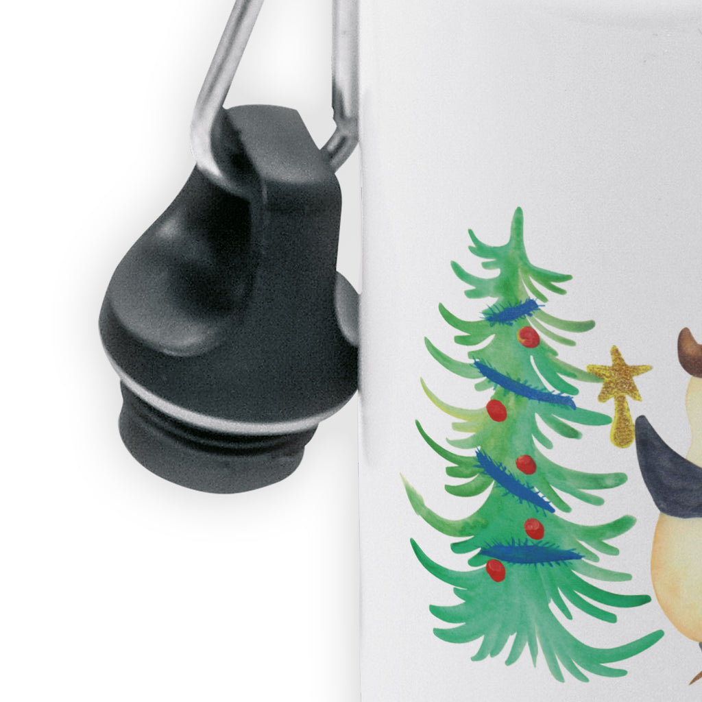 Kindertrinkflasche Pinguin Weihnachtsbaum Kindertrinkflasche, Kinder Trinkflasche, Trinkflasche, Flasche, Kinderflasche, Kinder, Kids, Kindergarten Flasche, Grundschule, Jungs, Mädchen, Winter, Weihnachten, Weihnachtsdeko, Nikolaus, Advent, Heiligabend, Wintermotiv, Pinguin