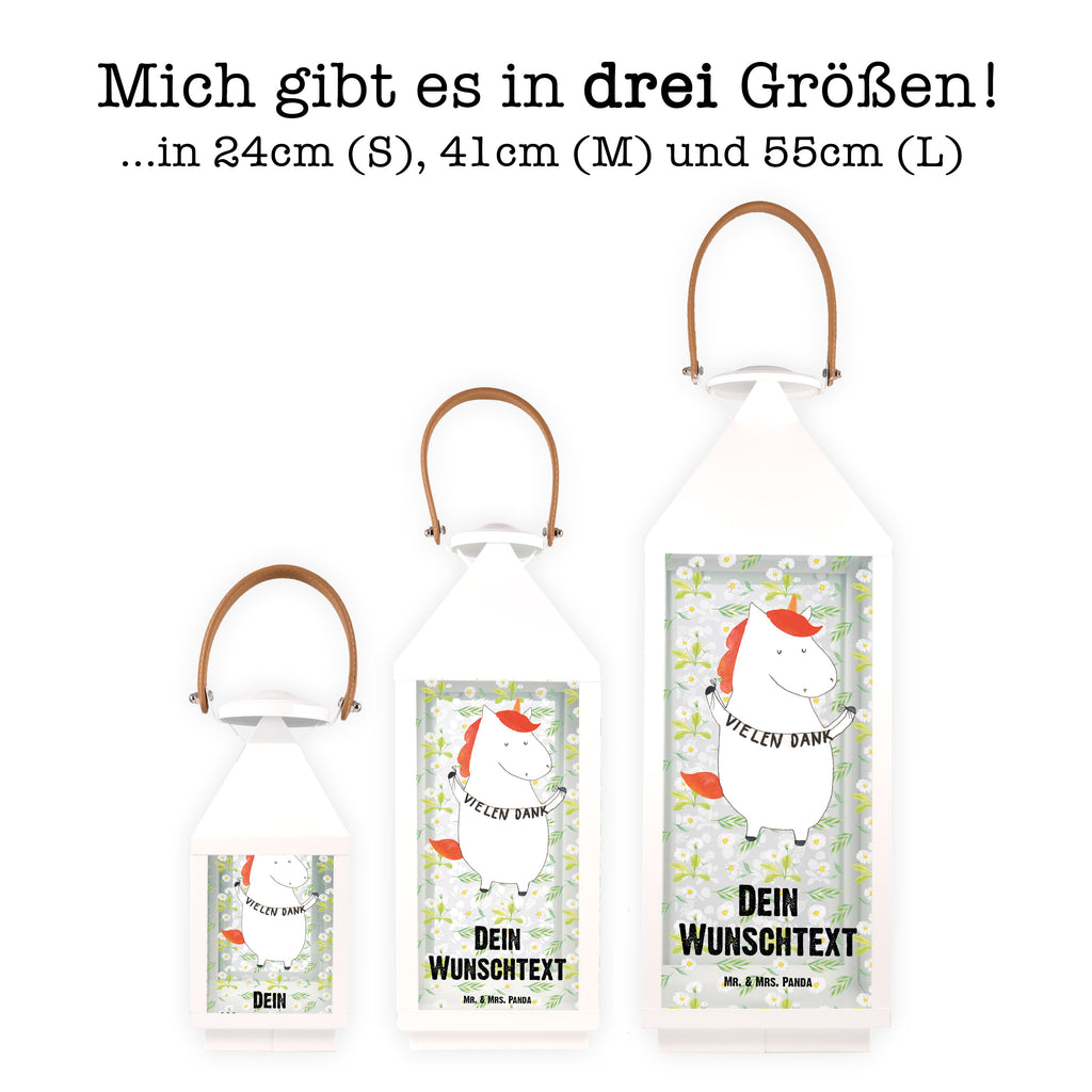 Personalisierte Deko Laterne Einhorn Vielen Dank Gartenlampe, Gartenleuchte, Gartendekoration, Gartenlicht, Laterne kleine Laternen, XXL Laternen, Laterne groß, Einhorn, Einhörner, Einhorn Deko, Pegasus, Unicorn, Danke, vielen Dank, Dankeschön, Danksagung