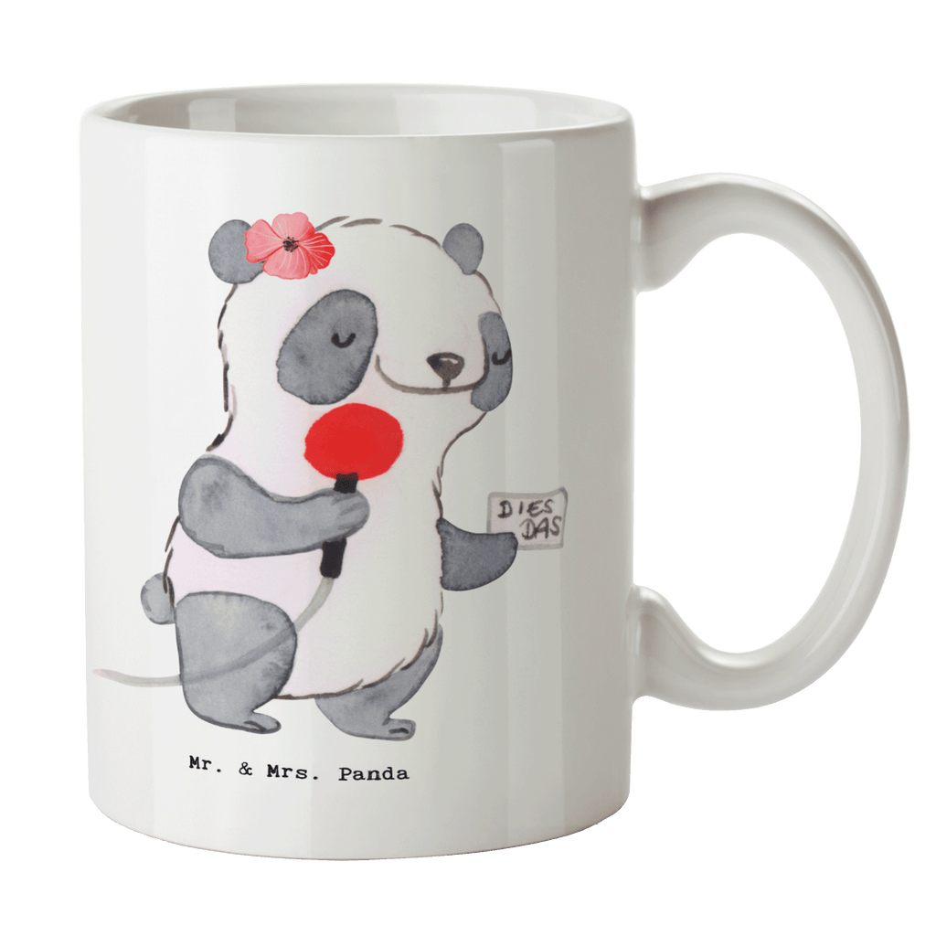 Tasse Sportjournalistin mit Herz Tasse, Kaffeetasse, Teetasse, Becher, Kaffeebecher, Teebecher, Keramiktasse, Porzellantasse, Büro Tasse, Geschenk Tasse, Tasse Sprüche, Tasse Motive, Kaffeetassen, Tasse bedrucken, Designer Tasse, Cappuccino Tassen, Schöne Teetassen, Beruf, Ausbildung, Jubiläum, Abschied, Rente, Kollege, Kollegin, Geschenk, Schenken, Arbeitskollege, Mitarbeiter, Firma, Danke, Dankeschön, Sportjournalistin, Journalistin, Reporterin, Redakteurin, Pressebüro, Studium