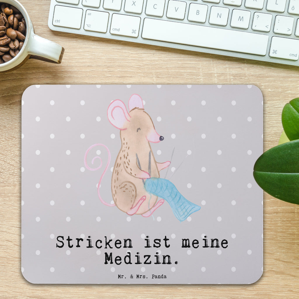 Mauspad Maus Stricken Medizin Mousepad, Computer zubehör, Büroausstattung, PC Zubehör, Arbeitszimmer, Mauspad, Einzigartiges Mauspad, Designer Mauspad, Mausunterlage, Mauspad Büro, Geschenk, Sport, Sportart, Hobby, Schenken, Danke, Dankeschön, Auszeichnung, Gewinn, Sportler, Stricken, DIY