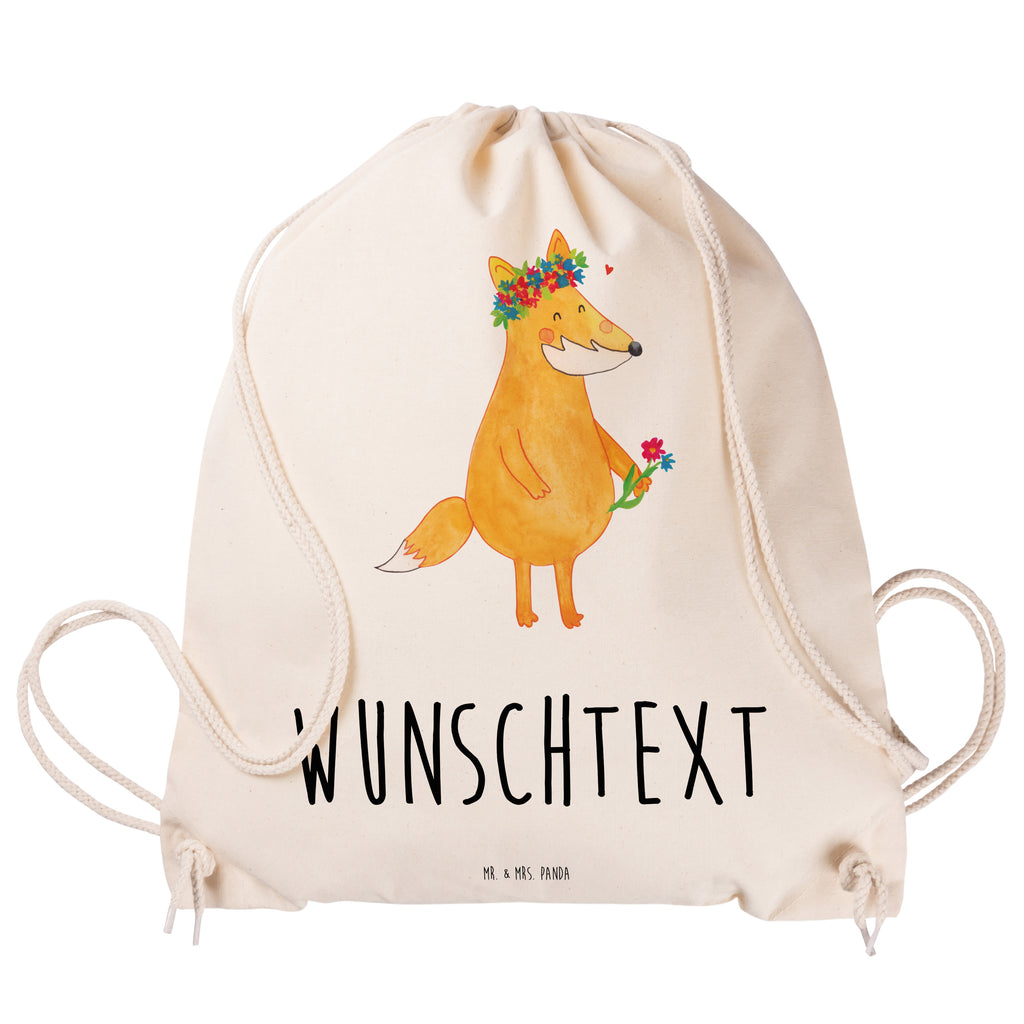 Personalisierter Sportbeutel Fuchs Blumenliebe Personalisierter Sportbeutel, Personalisierter Beutel, Personalisierte Sporttasche, Personalisierter Tasche, Personalisierter Stoffbeutel, Personalisierter Sportbeutel Kinder, Sportbeutel mit Namen, Turnbeutel mit Namen, Beutel mit Namen, Sporttasche mit Namen, Tasche mit Namen, Stoffbeutel mit Namen, Sportbeutel Kinder mit Namen, Wunschtext, Wunschnamen, Personalisierbar, Personalisierung, Fuchs, Füchse, Fox, Liebe, Freundin, Fuchsmädchen, Blumenmädchen, Freundinnen, Liebesbeweis, Blume, Blumen, Motivation, Freude, ich, mich, Selbstliebe