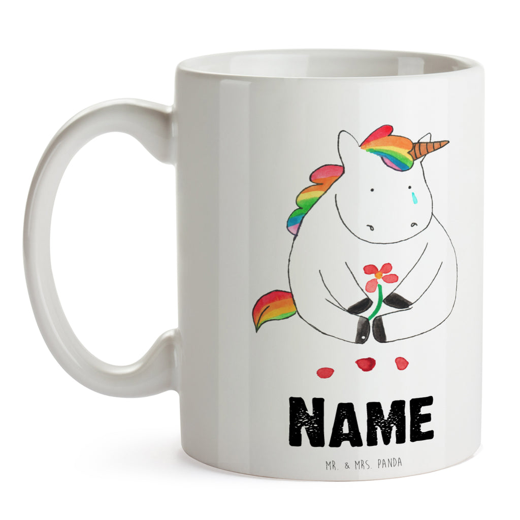 Personalisierte Tasse Einhorn Traurig Personalisierte Tasse, Namenstasse, Wunschname, Personalisiert, Tasse, Namen, Drucken, Tasse mit Namen, Einhorn, Einhörner, Einhorn Deko, Pegasus, Unicorn, Glitzer, Trösten. Freundschaft, Freunde, Liebe, Trauer, Grußkarte, Blume