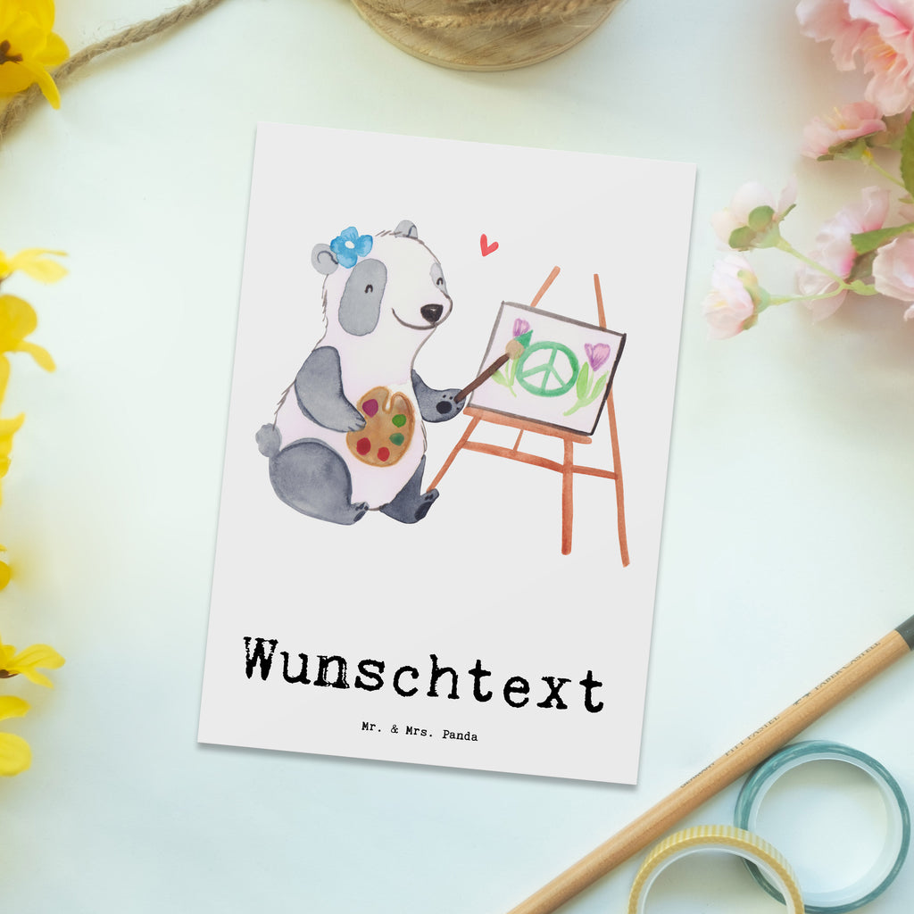 Personalisierte Postkarte Kunstlehrerin mit Herz Postkarte mit Namen, Postkarte bedrucken, Postkarte mit Wunschtext, Postkarte personalisierbar, Geschenkkarte mit Namen, Grußkarte mit Namen, Karte mit Namen, Einladung mit Namen, Ansichtskarte mit Namen, Geschenkkarte mit Wunschtext, Grußkarte mit Wunschtext, Karte mit Wunschtext, Einladung mit Wunschtext, Ansichtskarte mit Wunschtext, Beruf, Ausbildung, Jubiläum, Abschied, Rente, Kollege, Kollegin, Geschenk, Schenken, Arbeitskollege, Mitarbeiter, Firma, Danke, Dankeschön, Kunstlehrerin, Kunstunterricht, Kunstschule